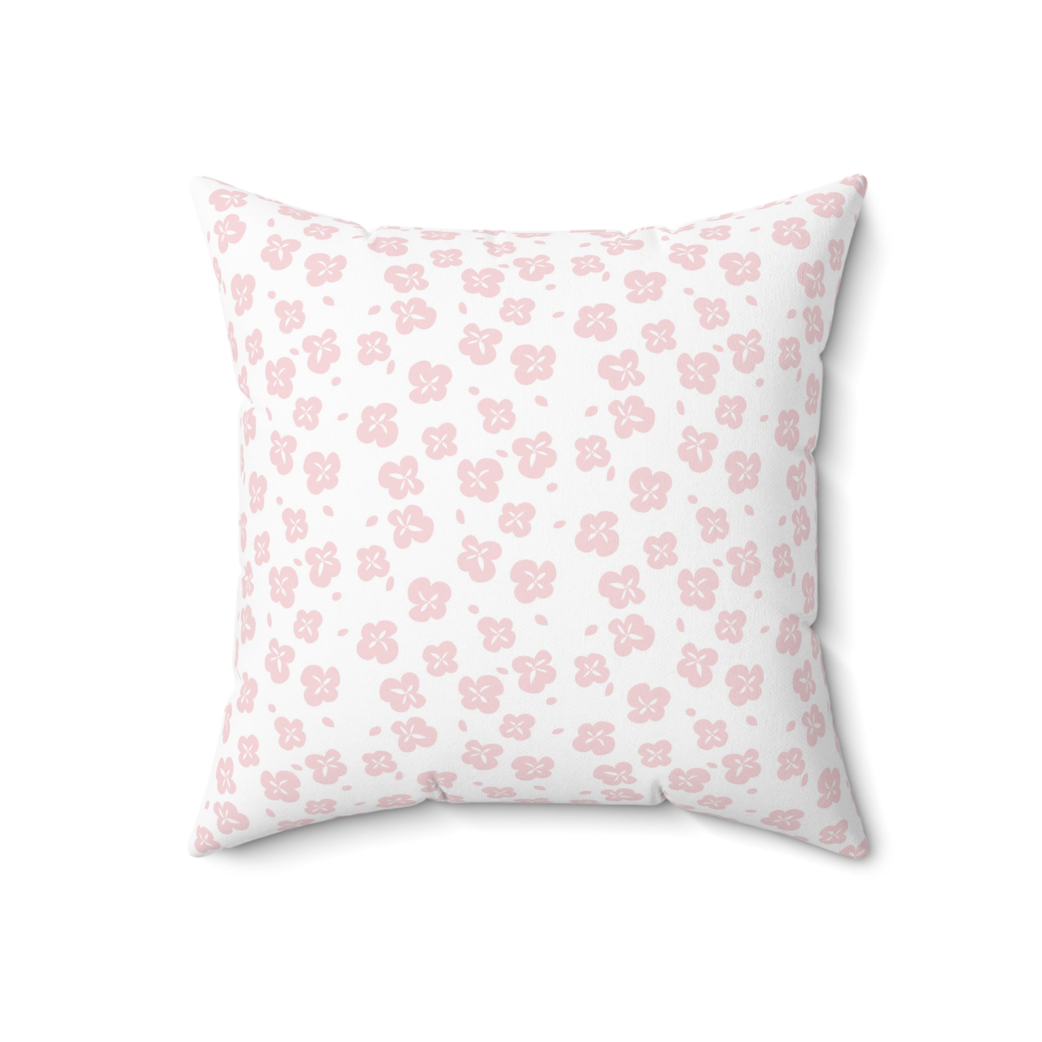 Pink Valentine Pattern/Spun Polyester Square Pillow - Enet Images