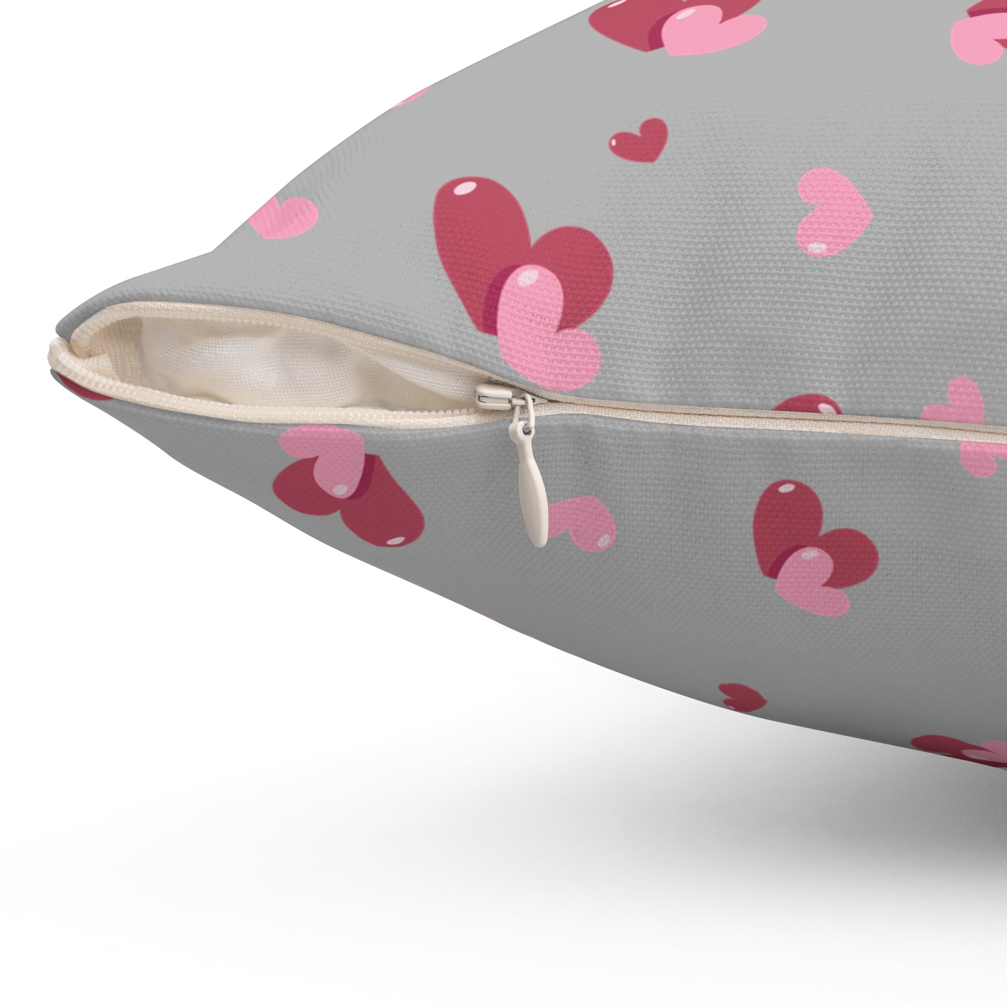 Valentine Hearts/Spun Polyester Square Pillow - Enet Images