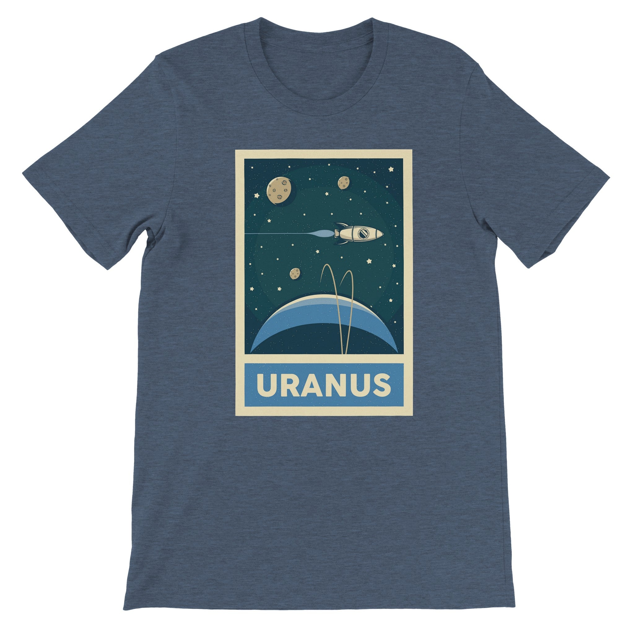 Budget Unisex Crewneck T-shirt/Uranus - Enet Images