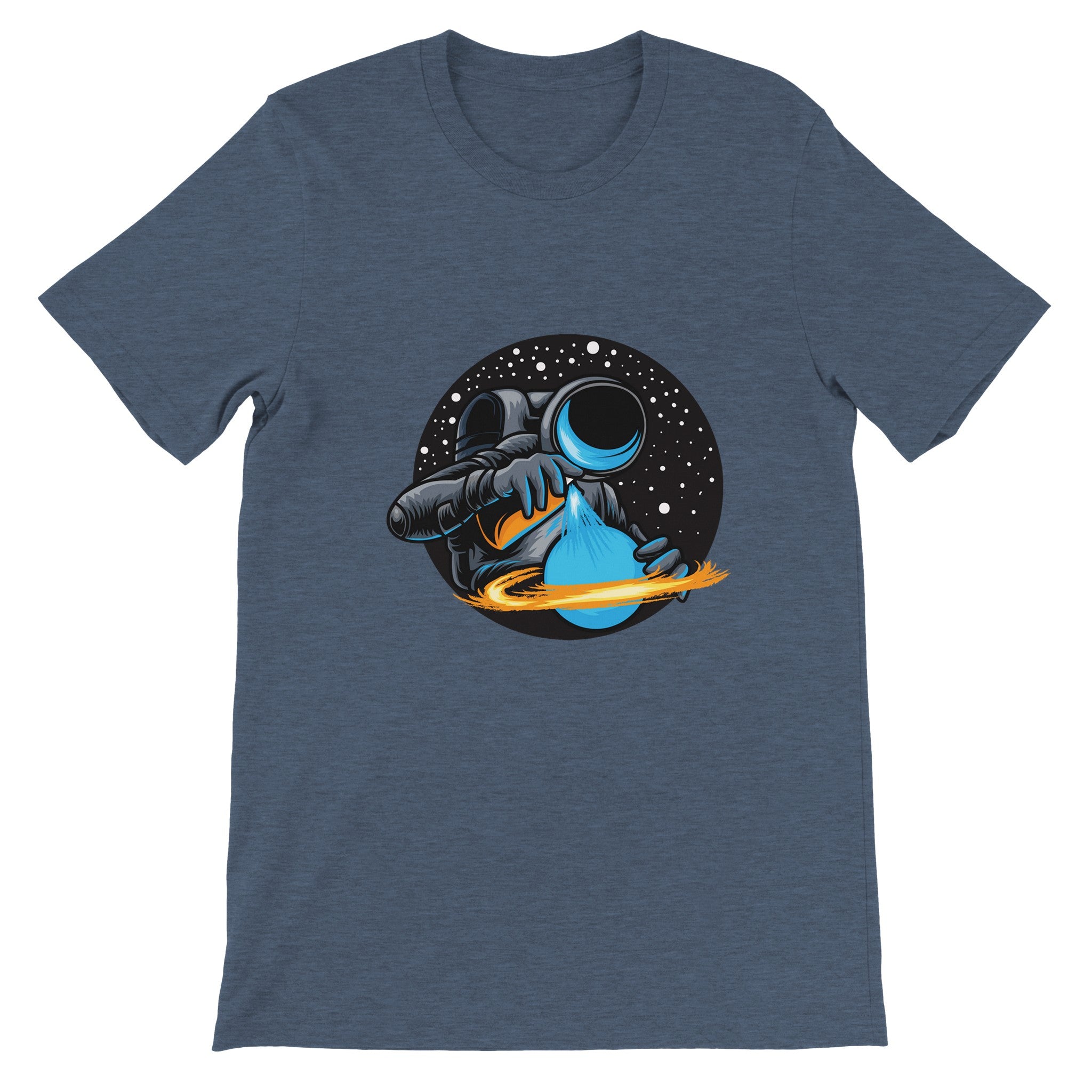 Budget Unisex Crewneck T-shirt/Astronaut-Spray - Enet Images