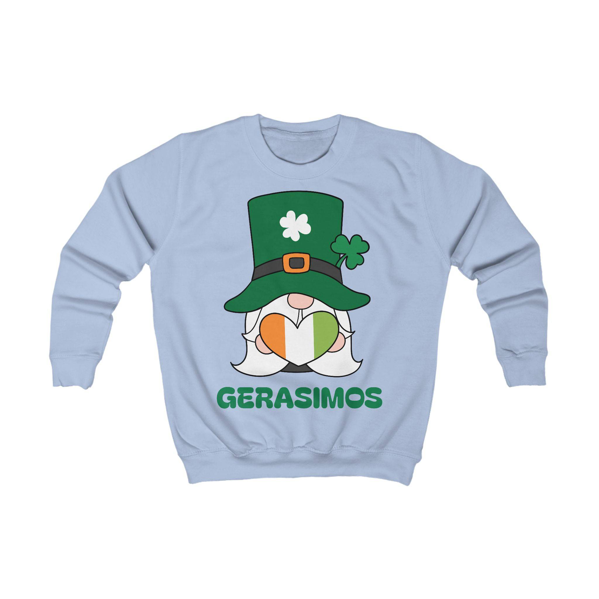 Kids Sweatshirt/Gnome-Saint-Patrick - Enet Images