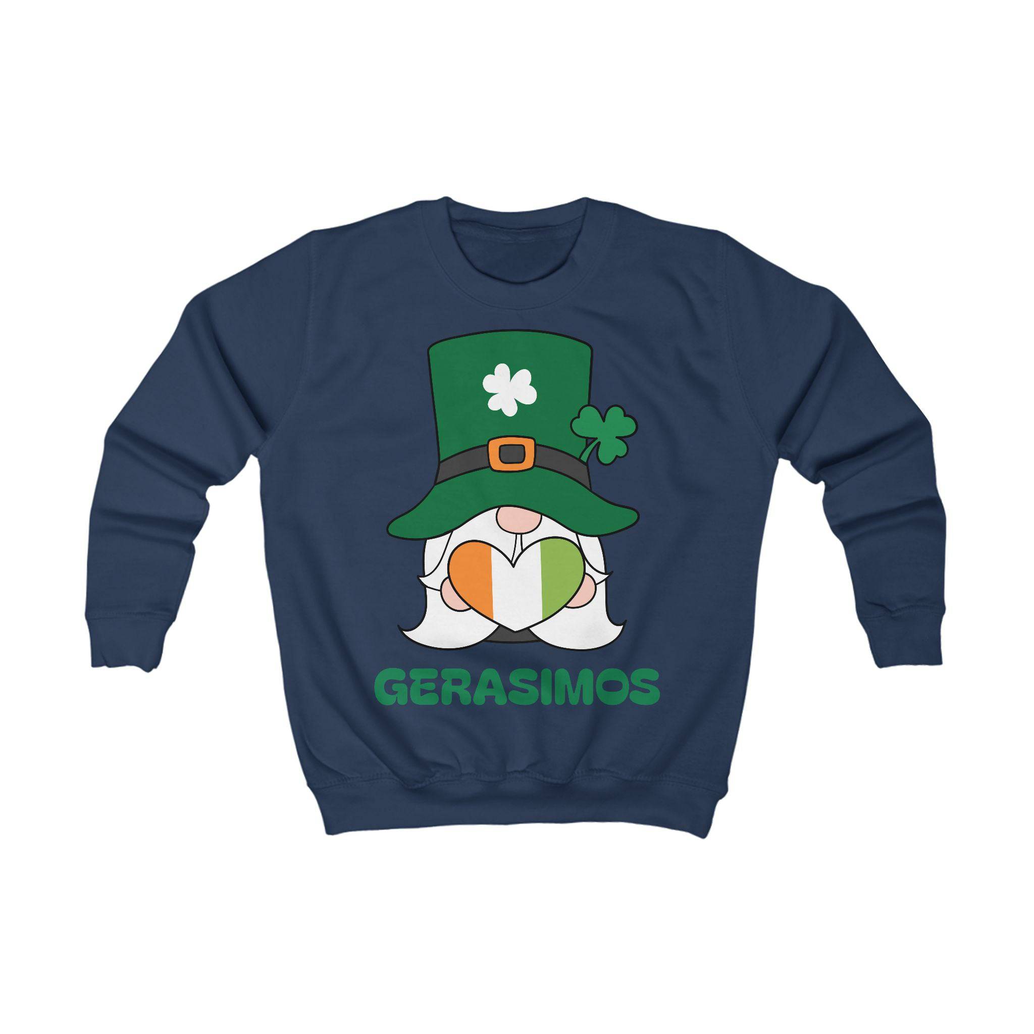 Kids Sweatshirt/Gnome-Saint-Patrick - Enet Images