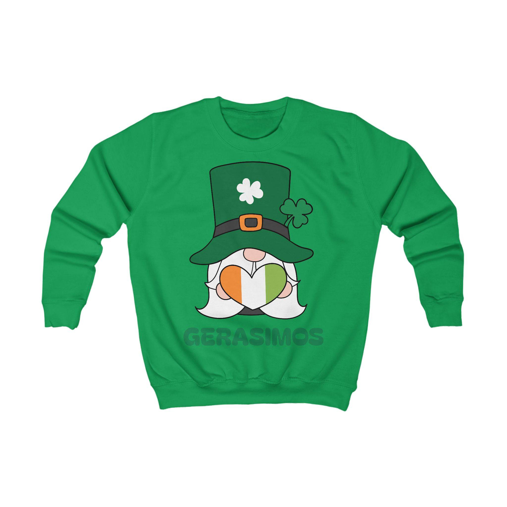 Kids Sweatshirt/Gnome-Saint-Patrick - Enet Images