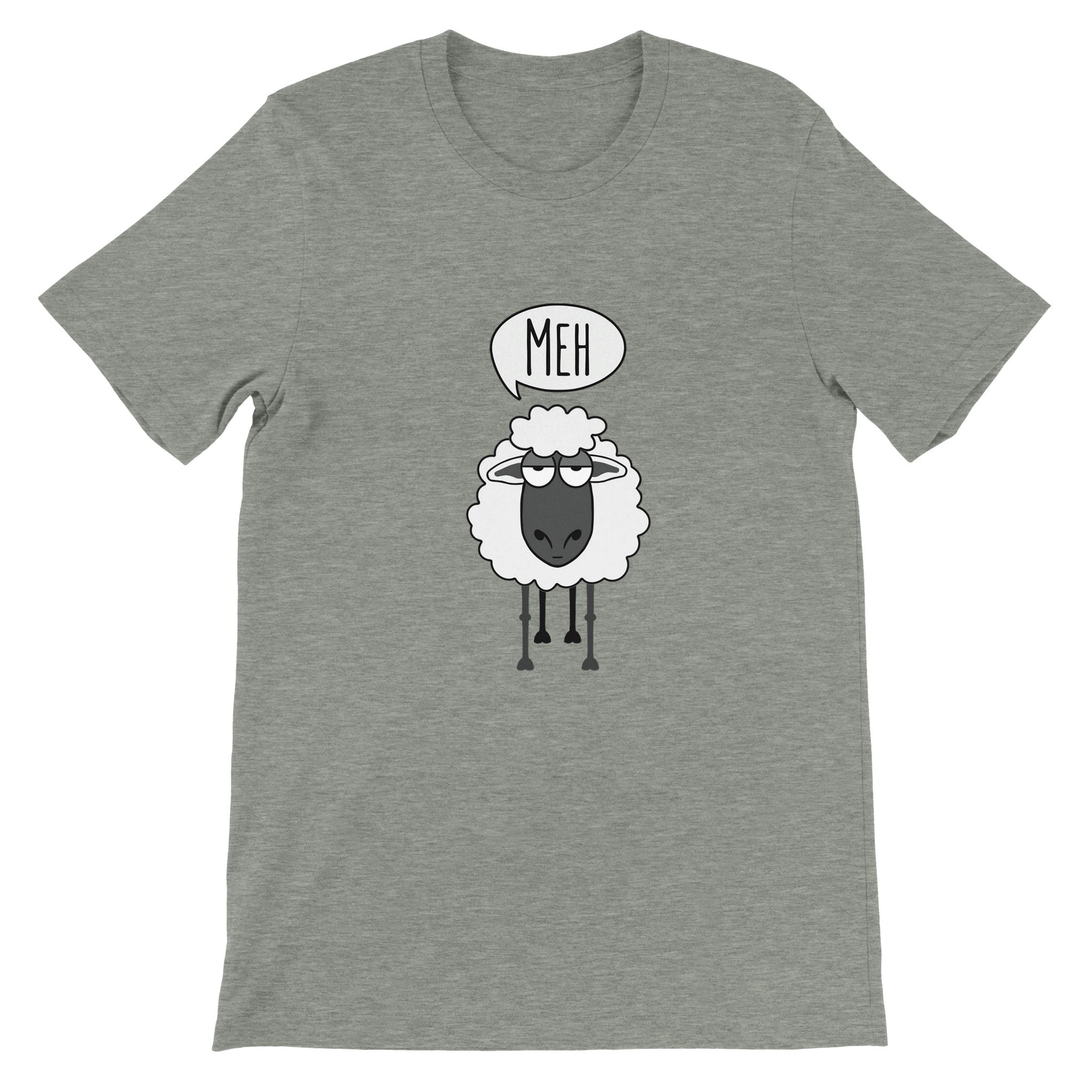 Budget Unisex Crewneck T-shirt/Sheep-Meh - Enet Images