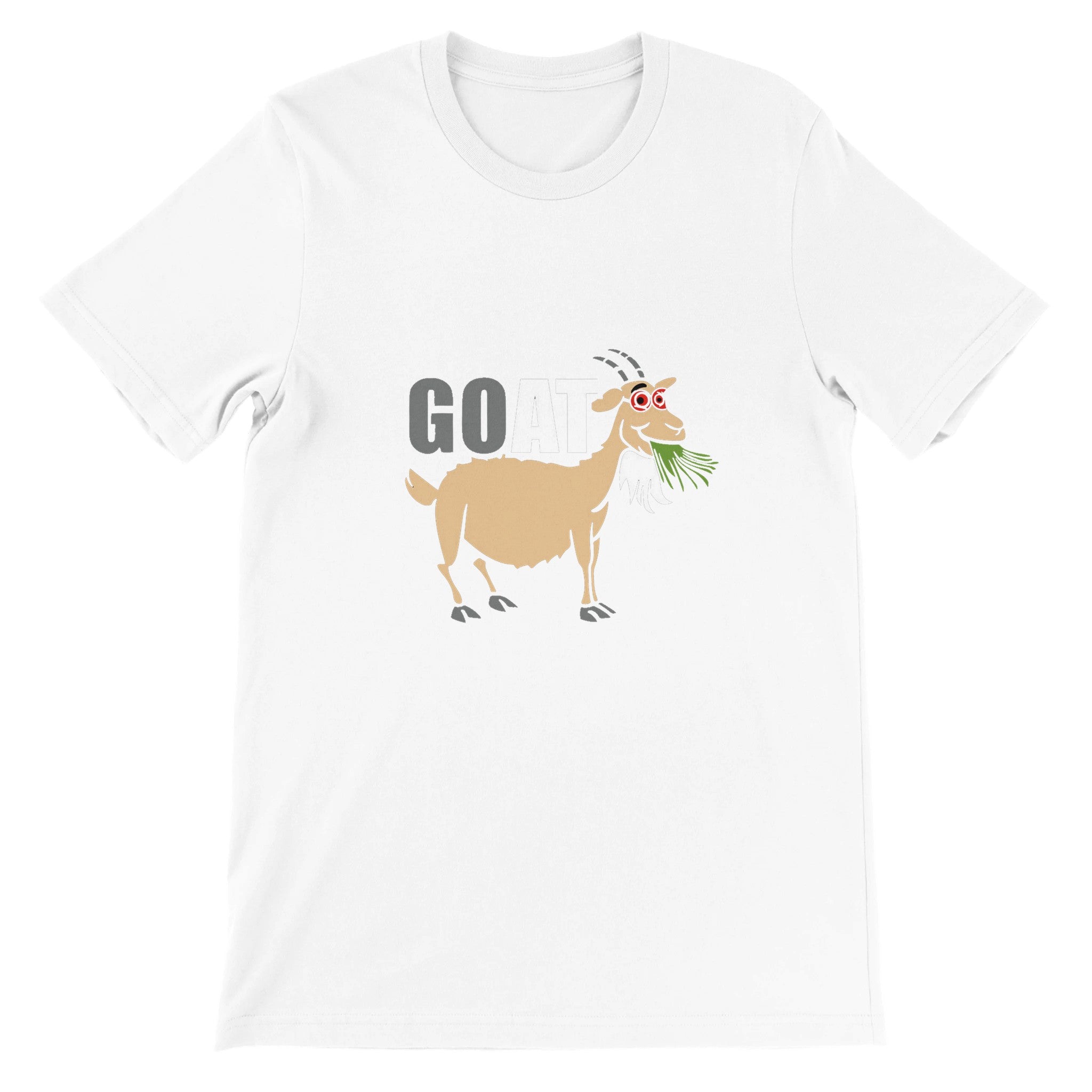 Budget Unisex Crewneck T-shirt/Goat-Grass - Enet Images