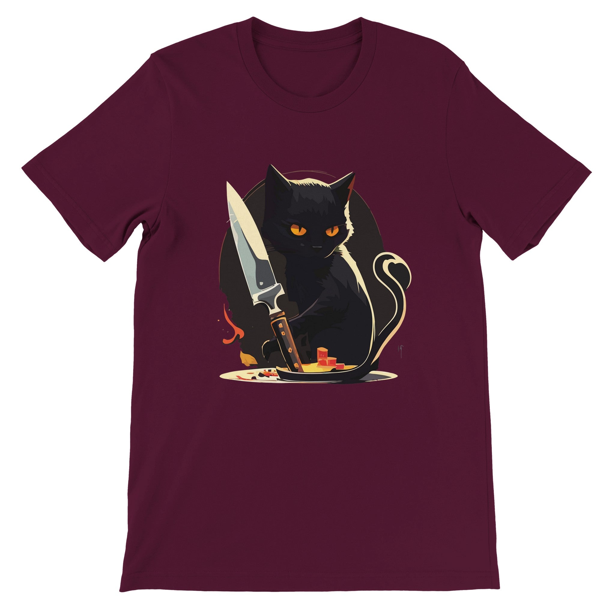 Budget Unisex Crewneck T-shirt/My-Inner-Serial-Killer-Knife - Enet Images