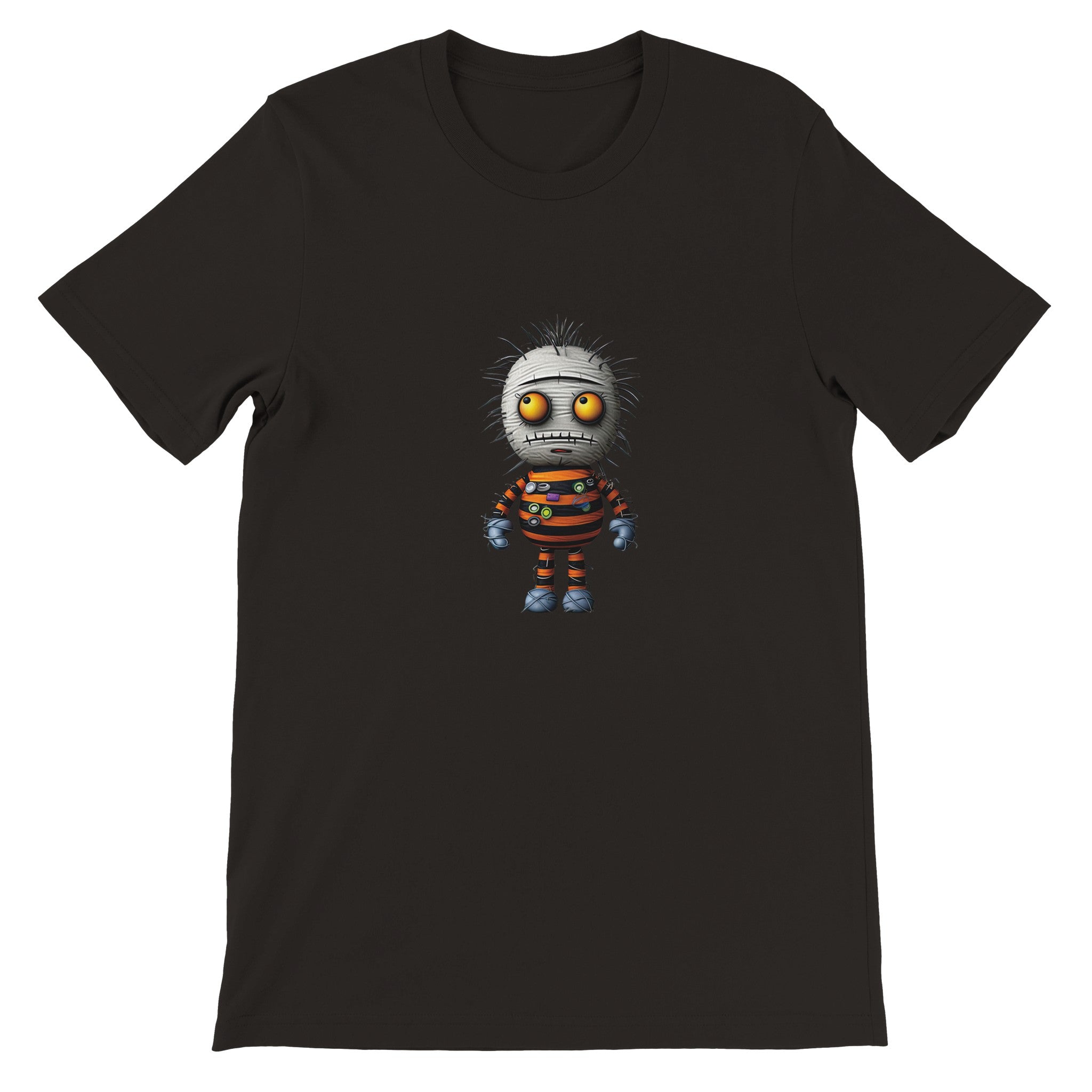 Budget Unisex Crewneck T-shirt/Funny-Spooky-Doll - Enet Images