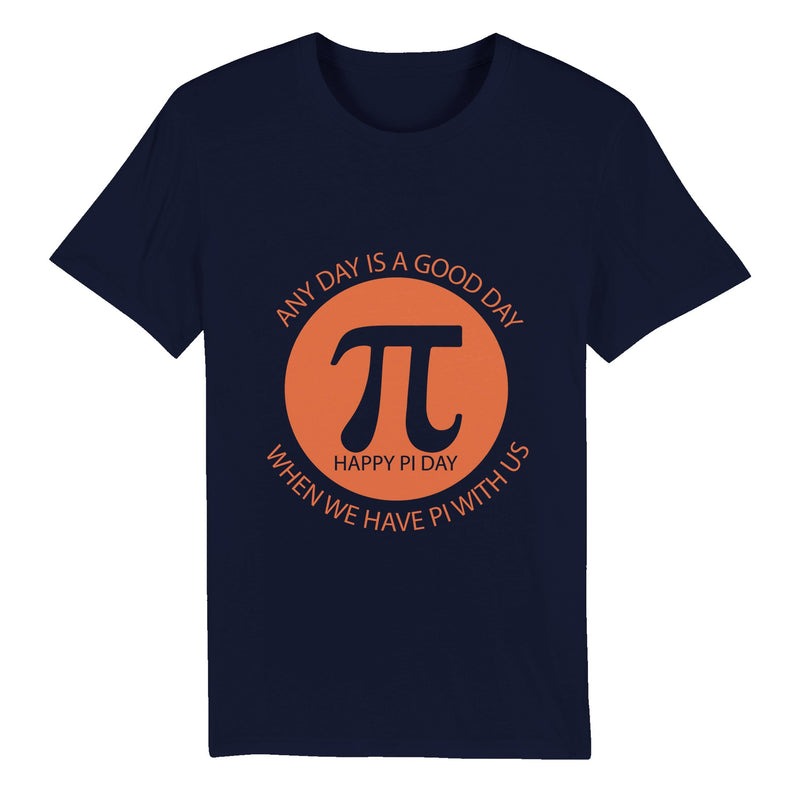 100% Organic Unisex T-shirt/π-Happy-Day - Enet Images
