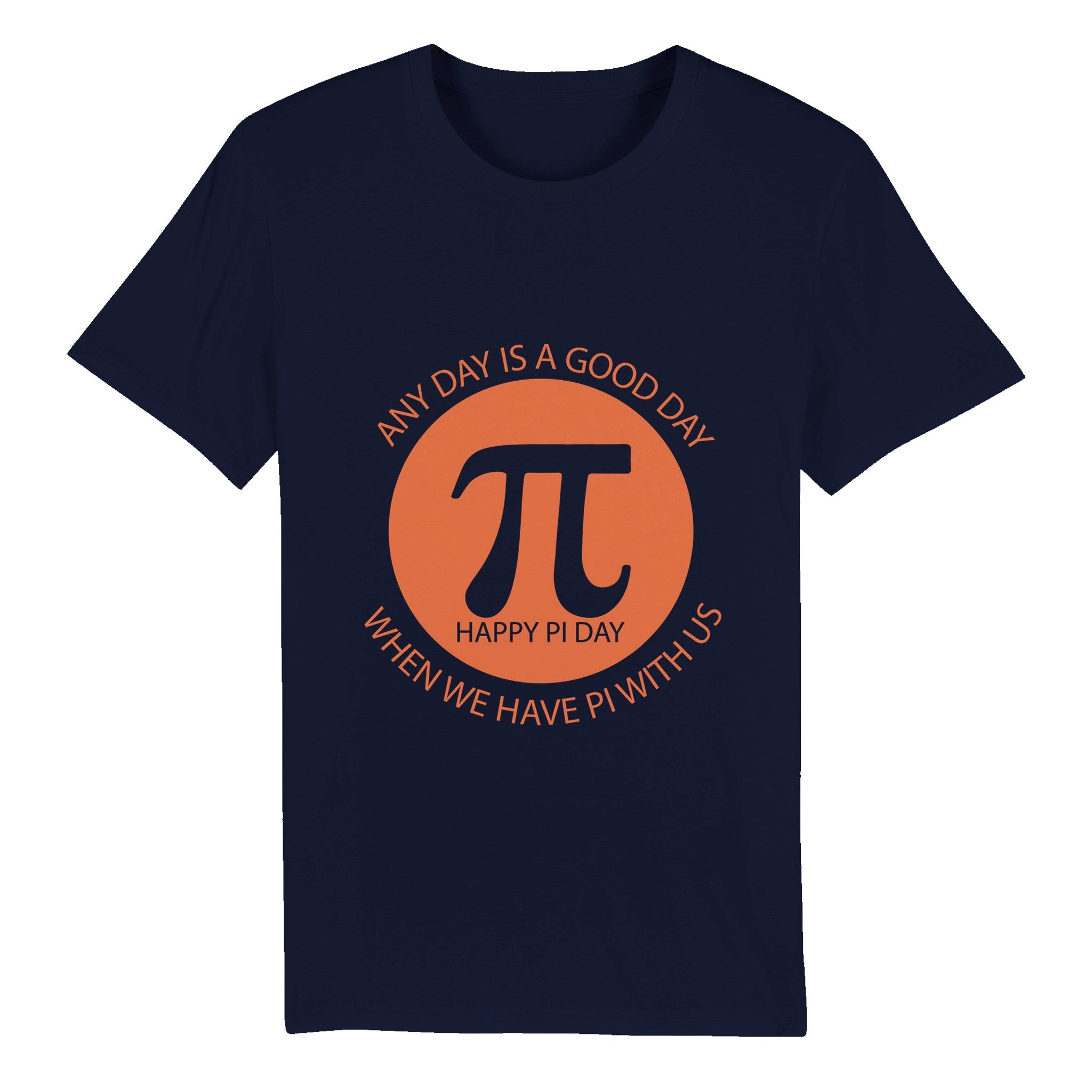 100% Organic Unisex T-shirt/π-Happy-Day - Enet Images