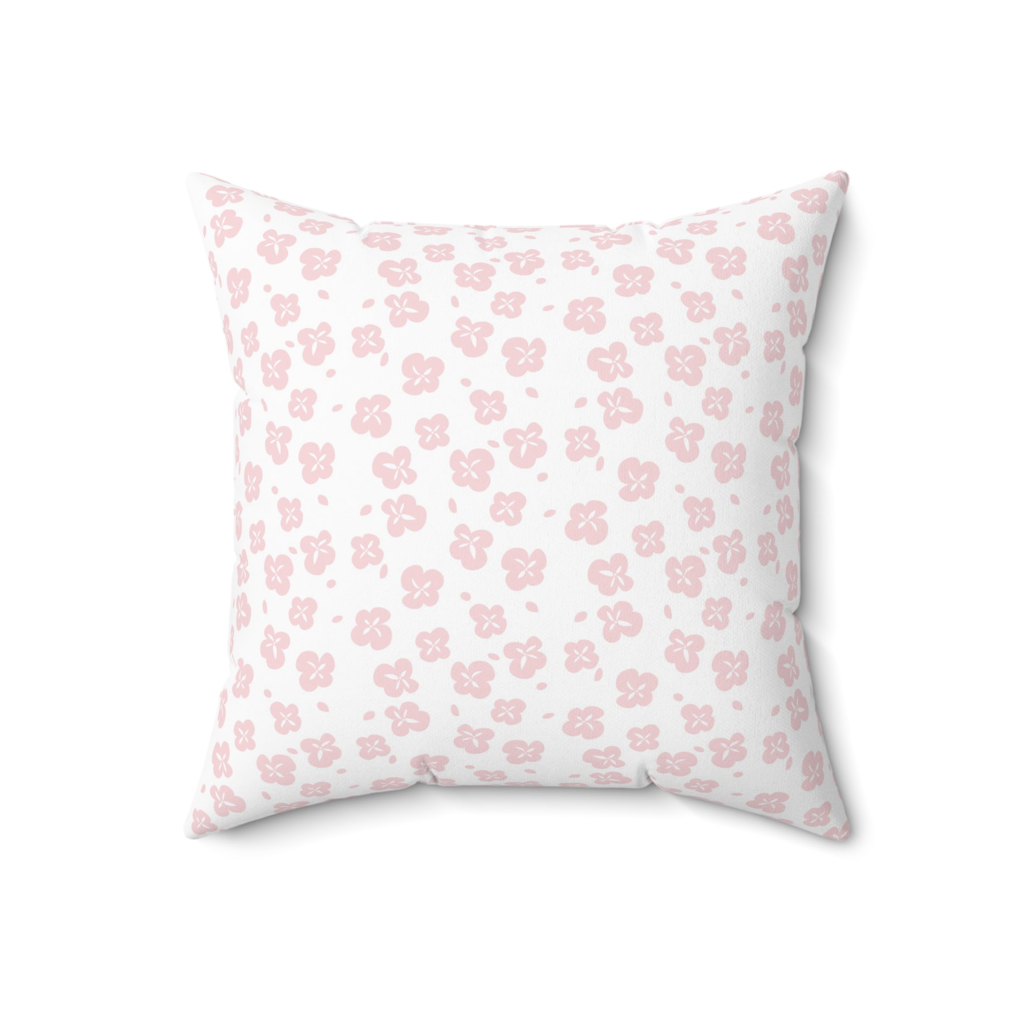 Pink Valentine Pattern/Spun Polyester Square Pillow - Enet Images