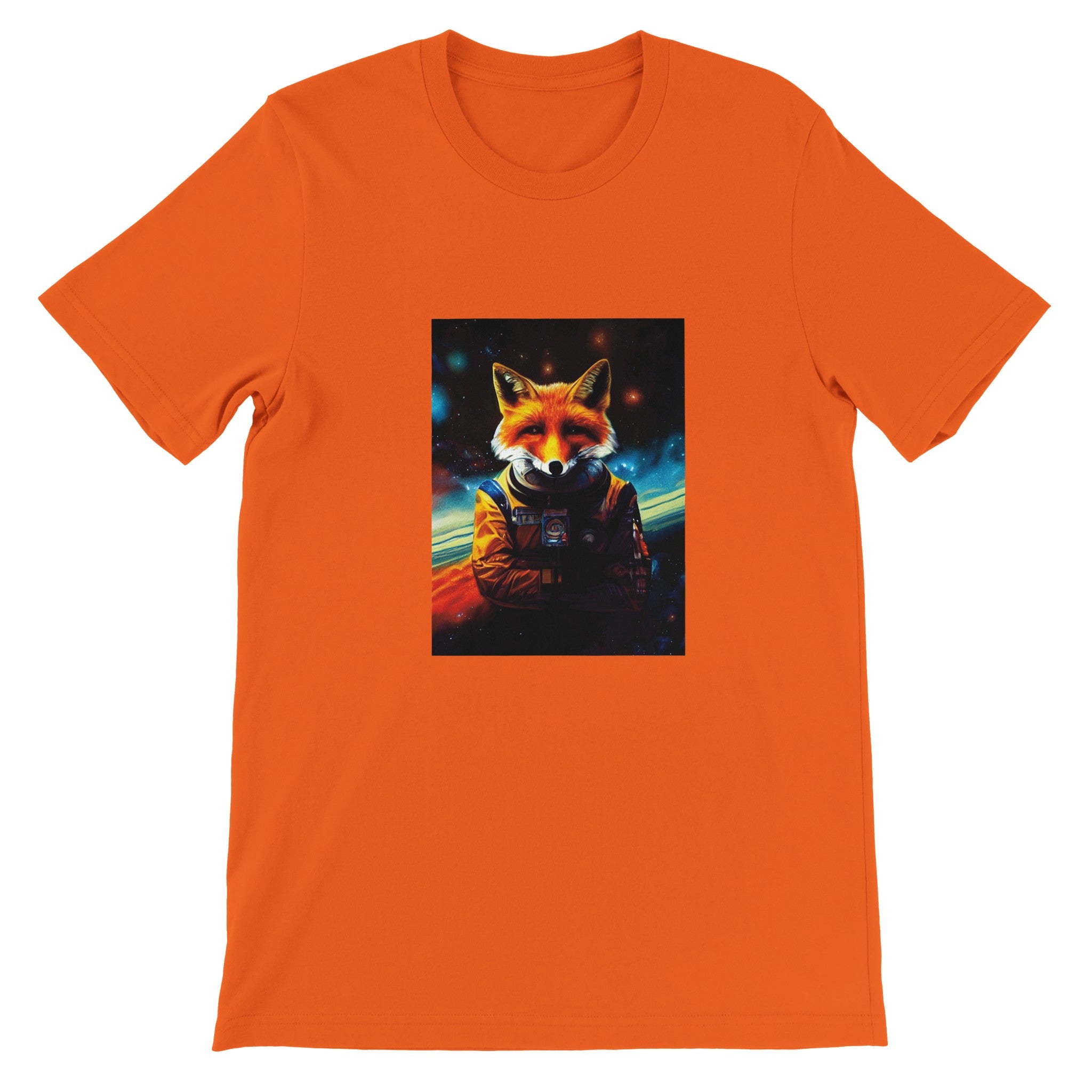 Budget Unisex Crewneck T-shirt/Astronaut-Fox - Enet Images