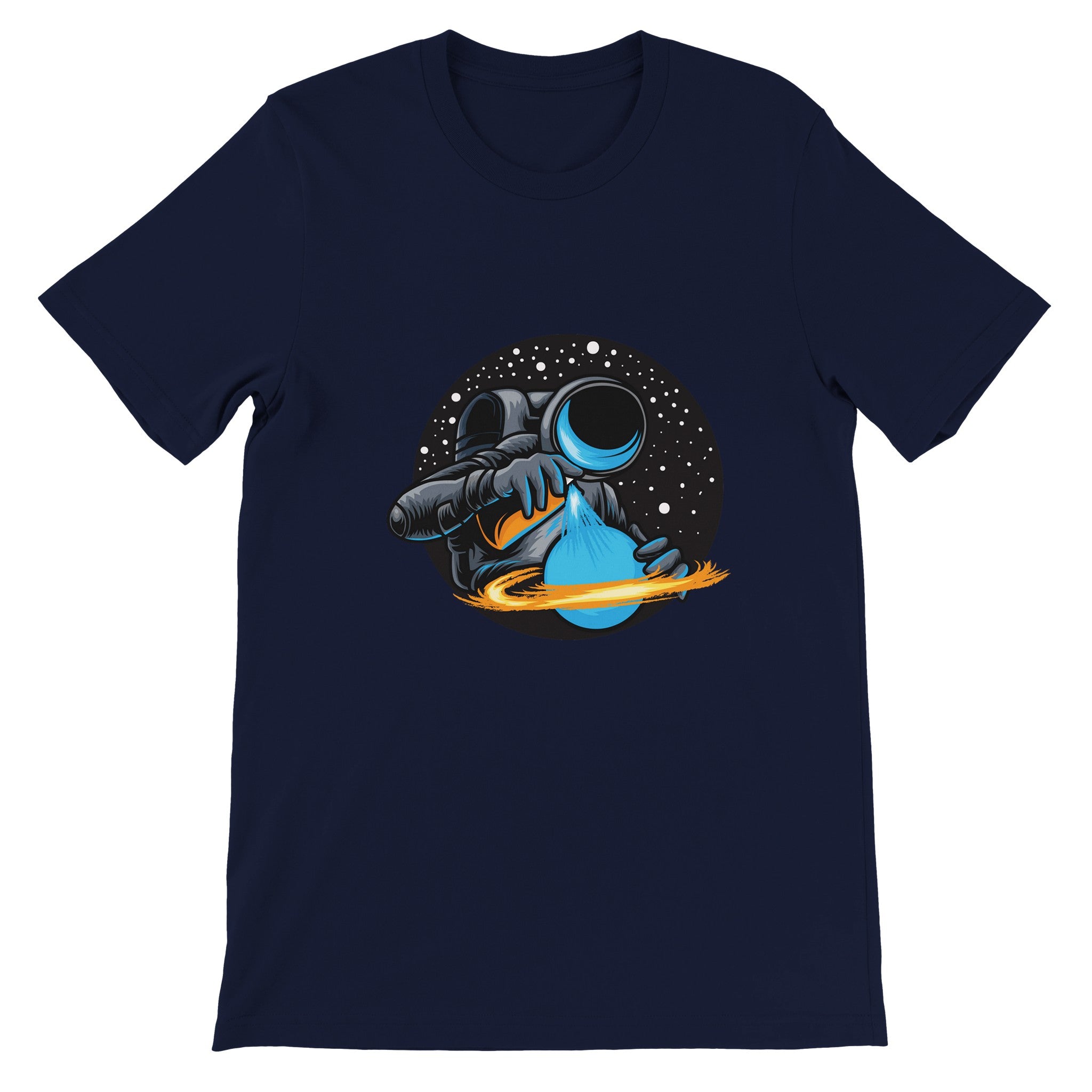 Budget Unisex Crewneck T-shirt/Astronaut-Spray - Enet Images