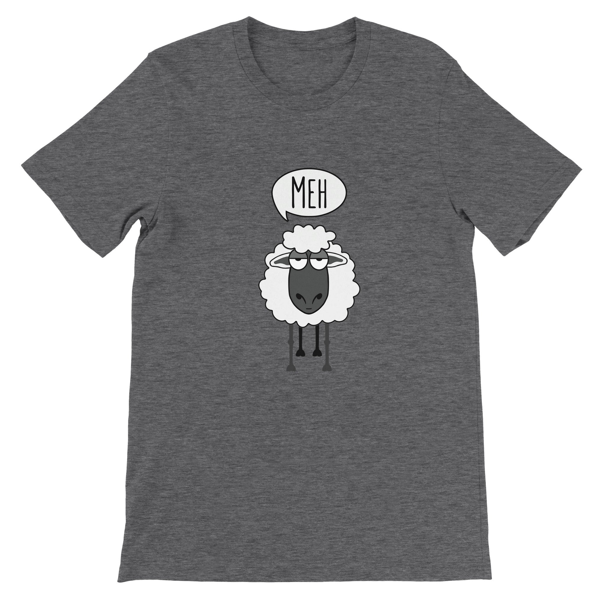 Budget Unisex Crewneck T-shirt/Sheep-Meh - Enet Images