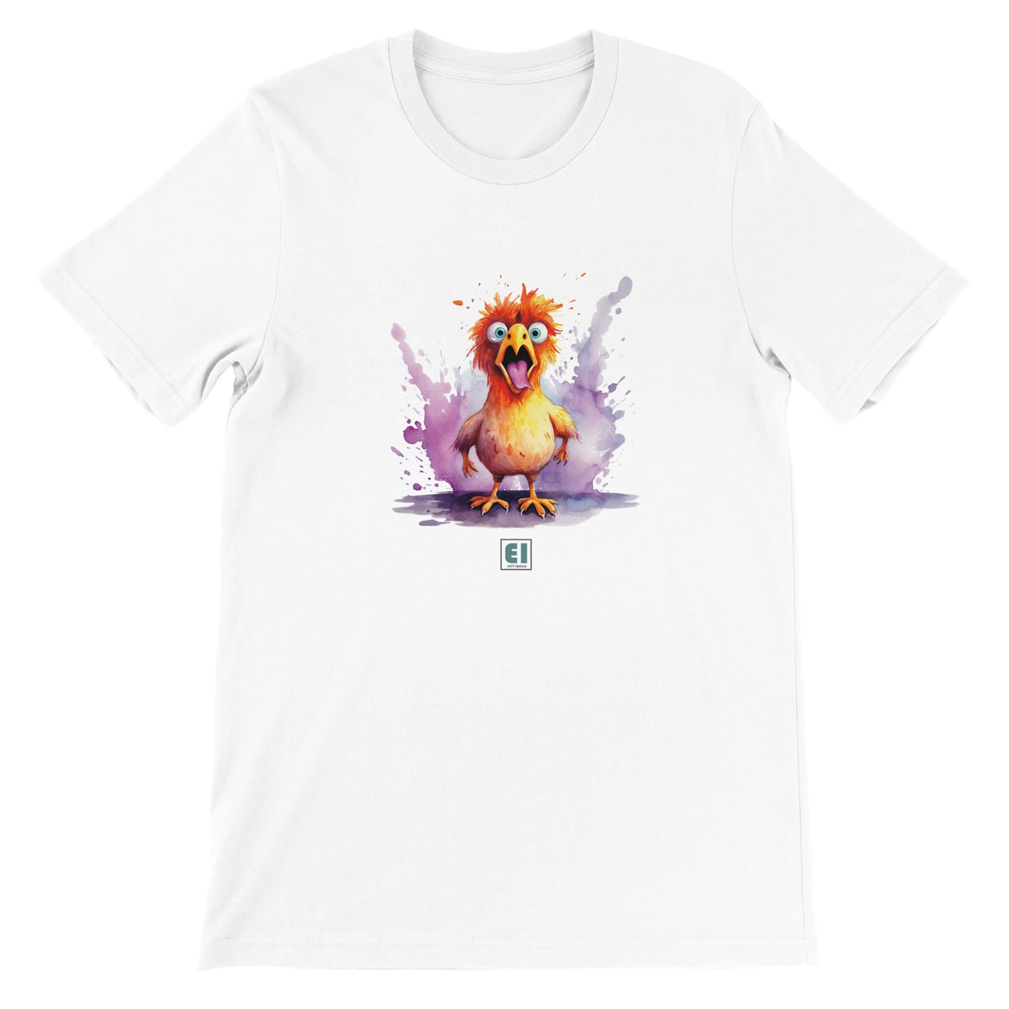 Budget Unisex Crewneck T-shirt/Chicken-Splash - Enet Images
