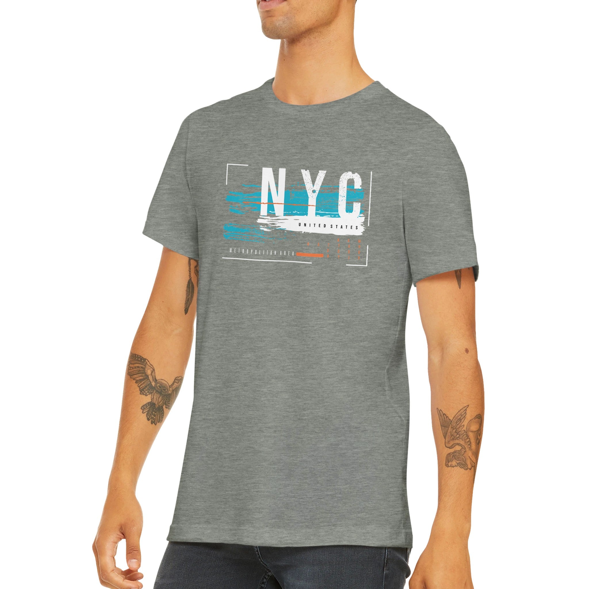 Budget Unisex Crewneck T-shirt/NYC - Enet Images
