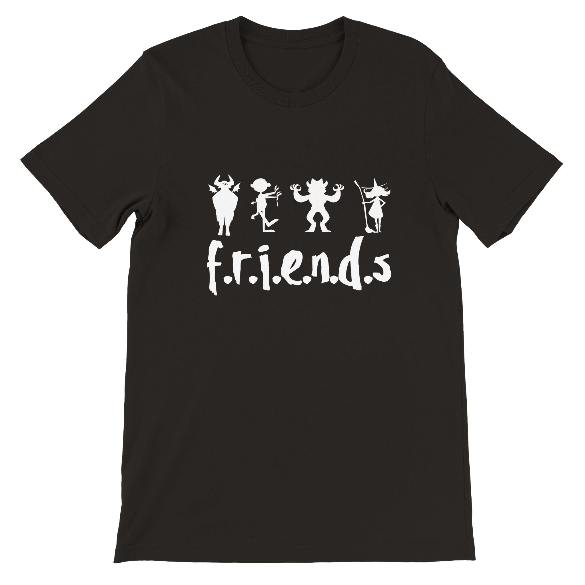 Budget Unisex Crewneck T-shirt/Friends-Halloween - Enet Images