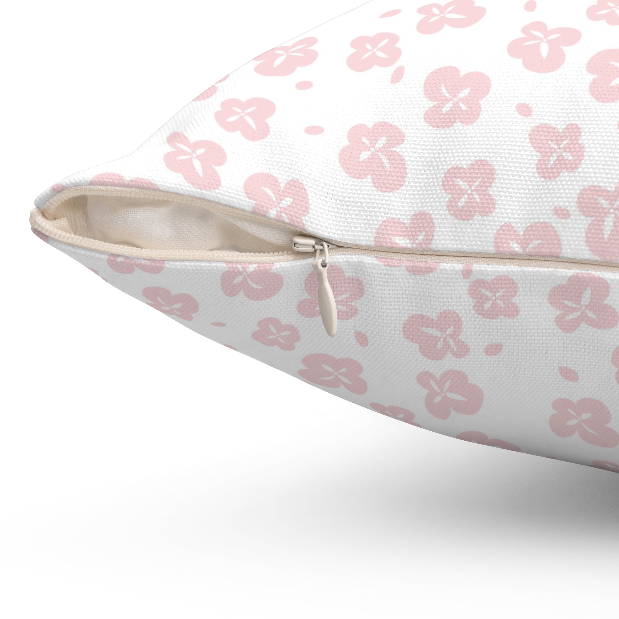 Pink Valentine Pattern/Spun Polyester Square Pillow - Enet Images