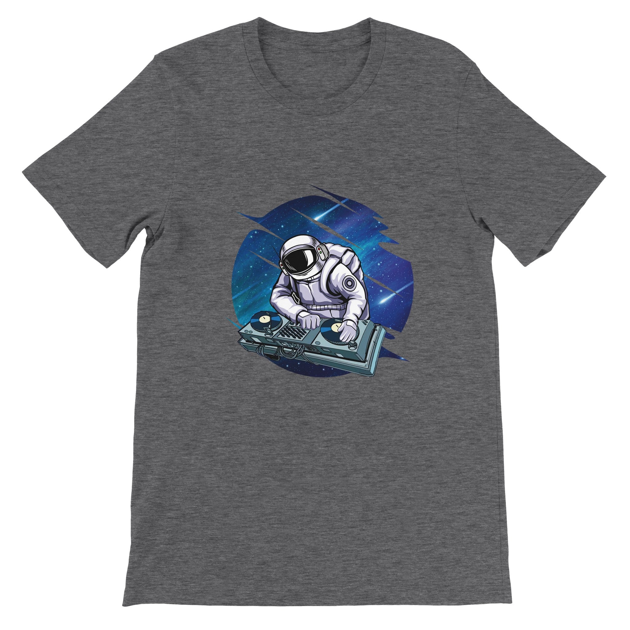 Budget Unisex Crewneck T-shirt/Astronaut-DJ - Enet Images