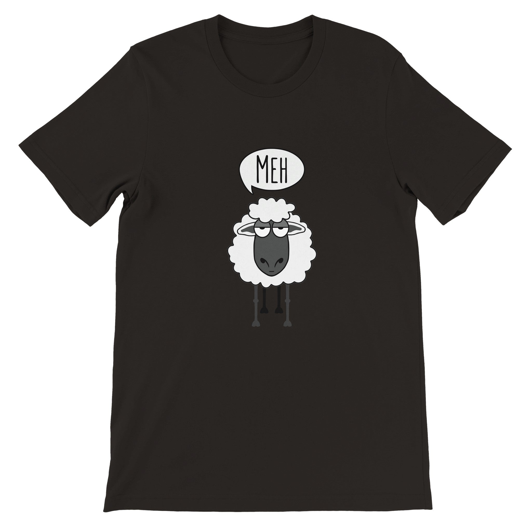 Budget Unisex Crewneck T-shirt/Sheep-Meh - Enet Images
