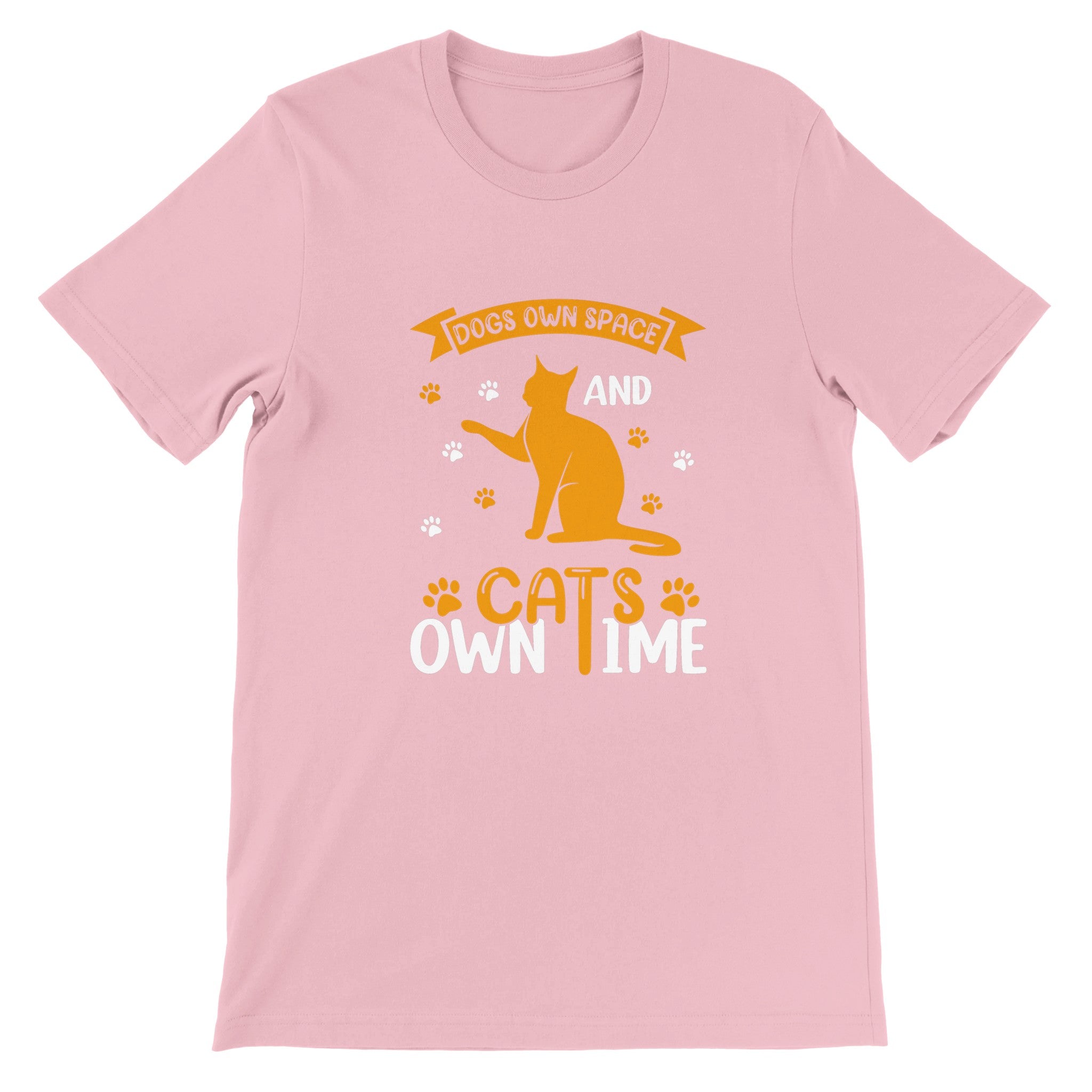 Budget Unisex Crewneck T-shirt/Cats-Own-Time - Enet Images