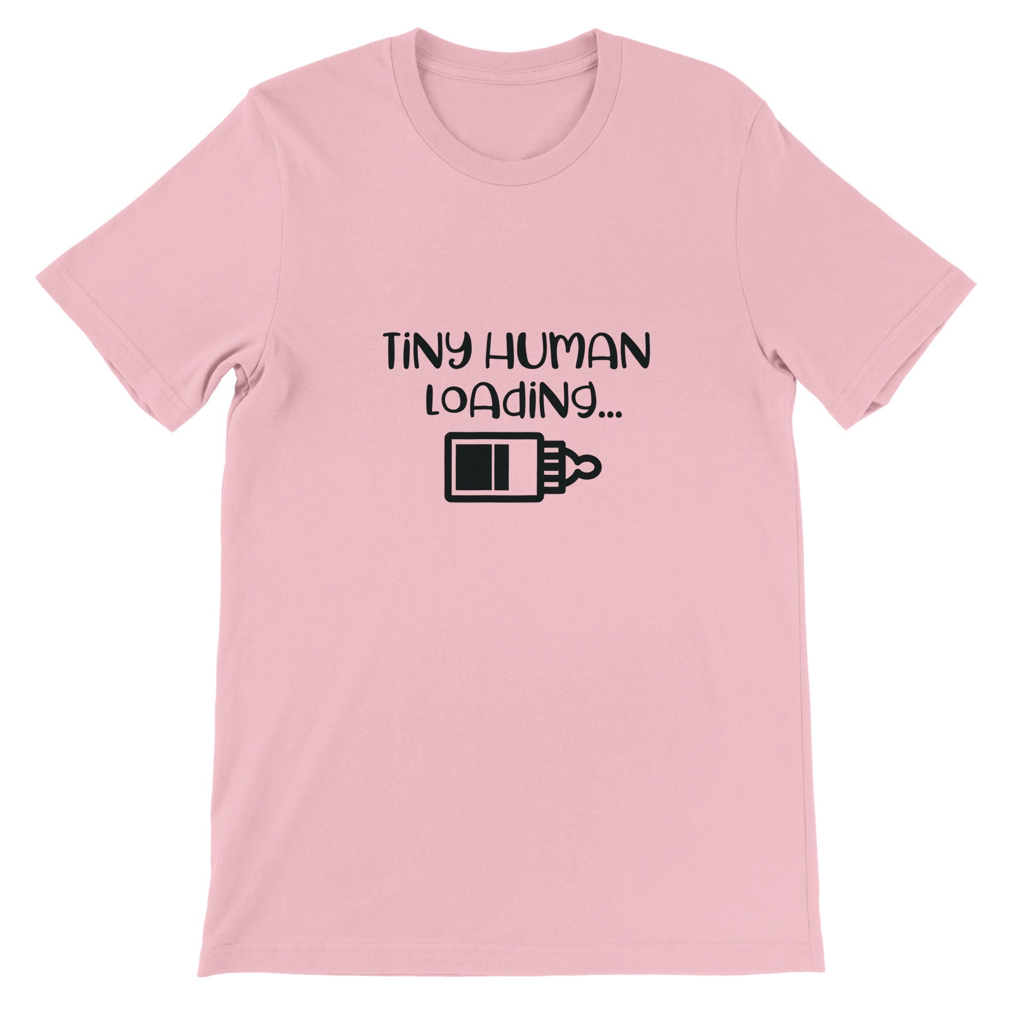 Budget Unisex Crewneck T-shirt/Tiny-Human-Loading - Enet Images