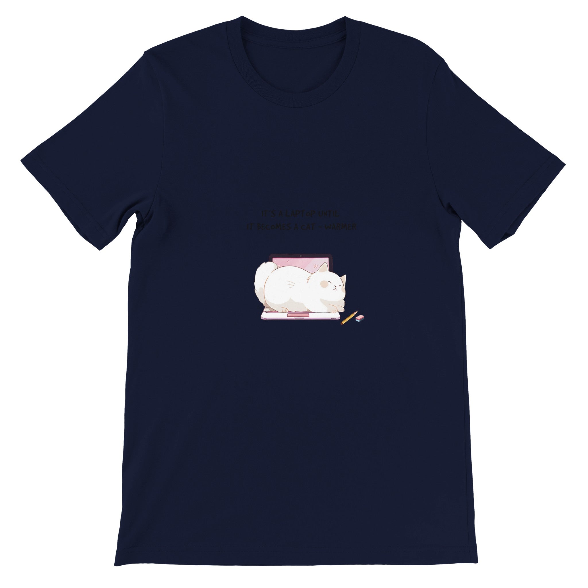 Budget Unisex Crewneck T-shirt/Cat-Warmer - Enet Images