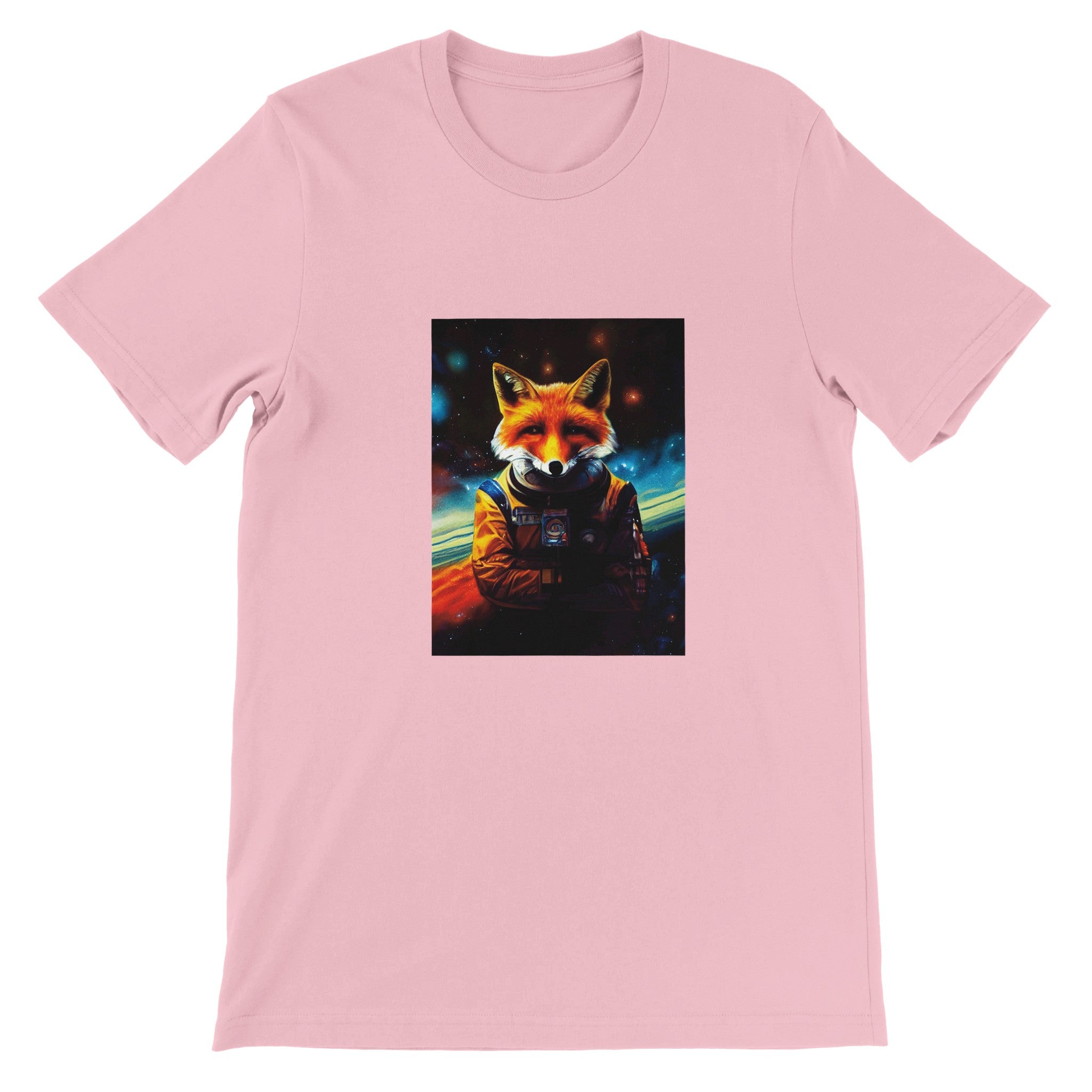Budget Unisex Crewneck T-shirt/Astronaut-Fox - Enet Images
