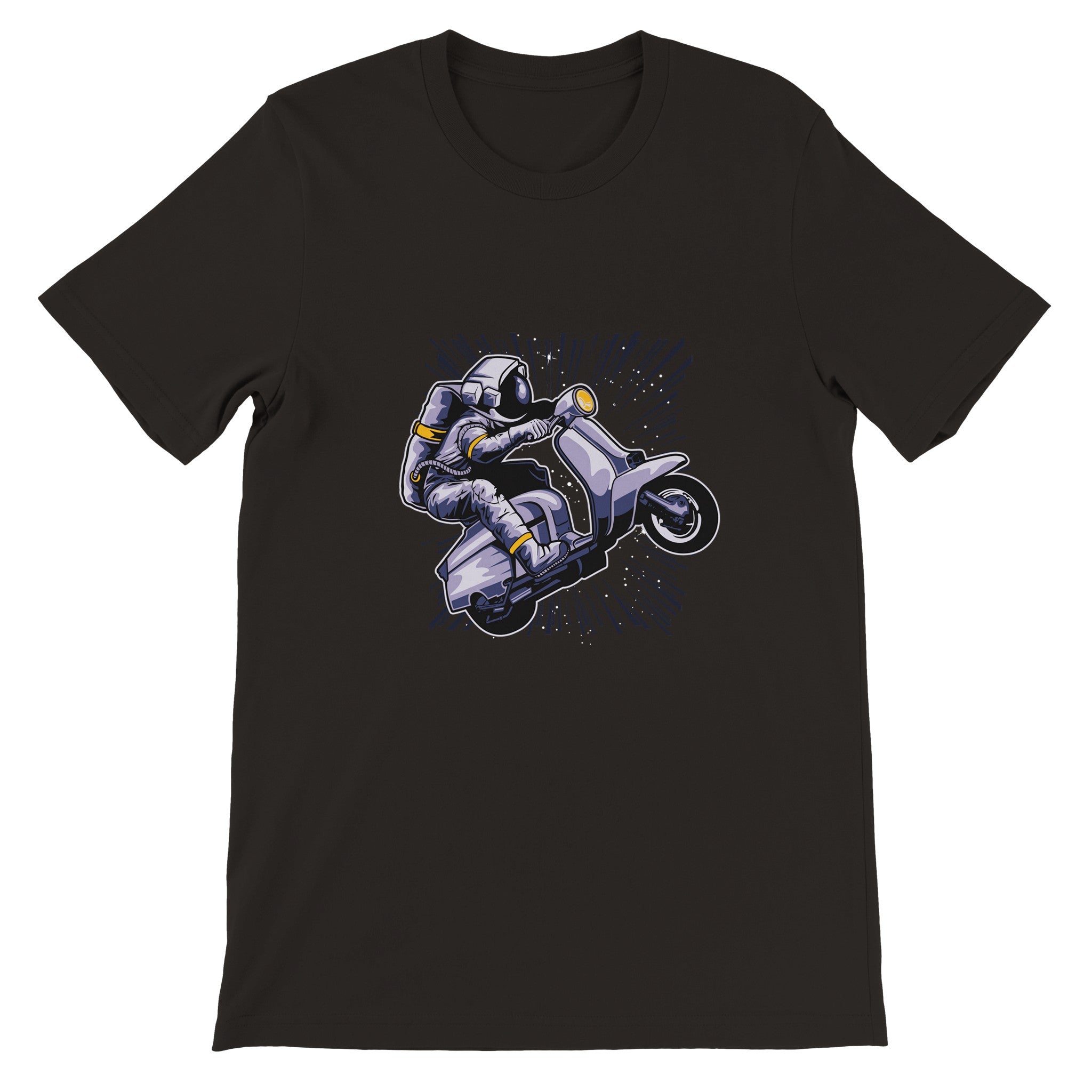 Budget Unisex Crewneck T-shirt/Astronaut-Vespa - Enet Images