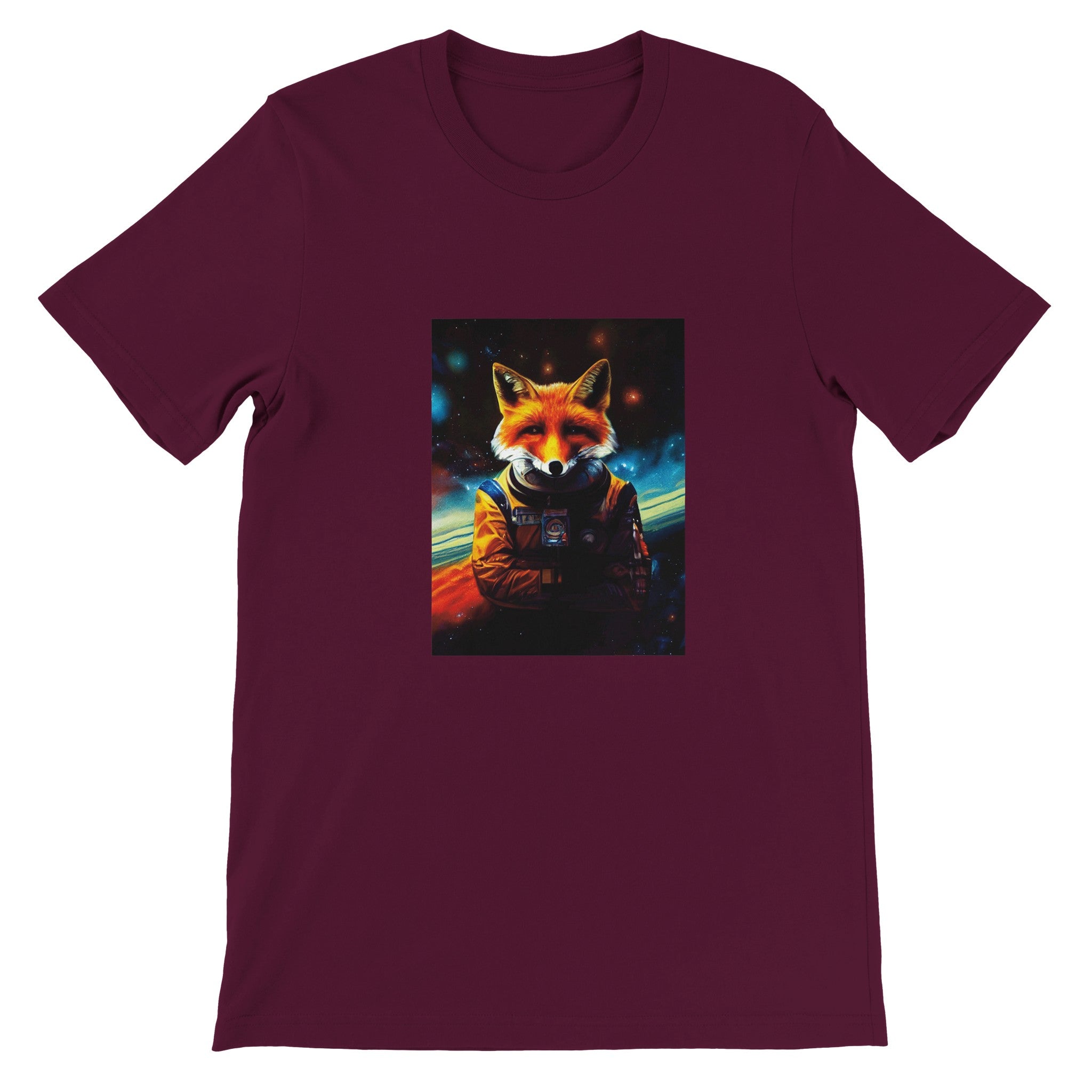 Budget Unisex Crewneck T-shirt/Astronaut-Fox - Enet Images