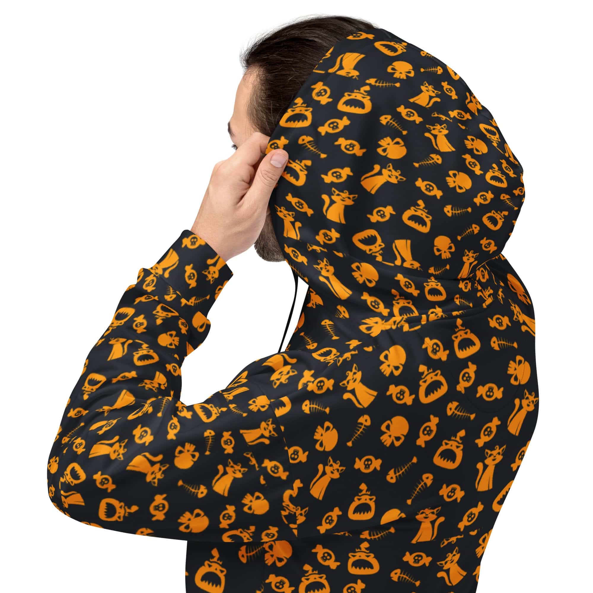 All-Over Print Unisex Hoodie/Spooky-Halloween - Enet Images