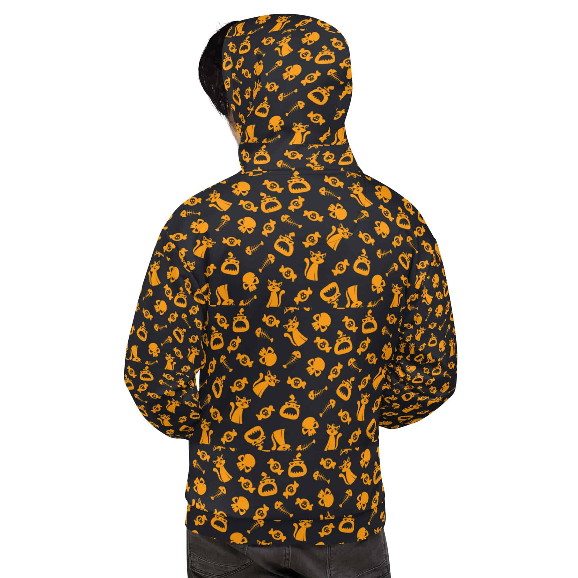 All-Over Print Unisex Hoodie/Spooky-Halloween - Enet Images
