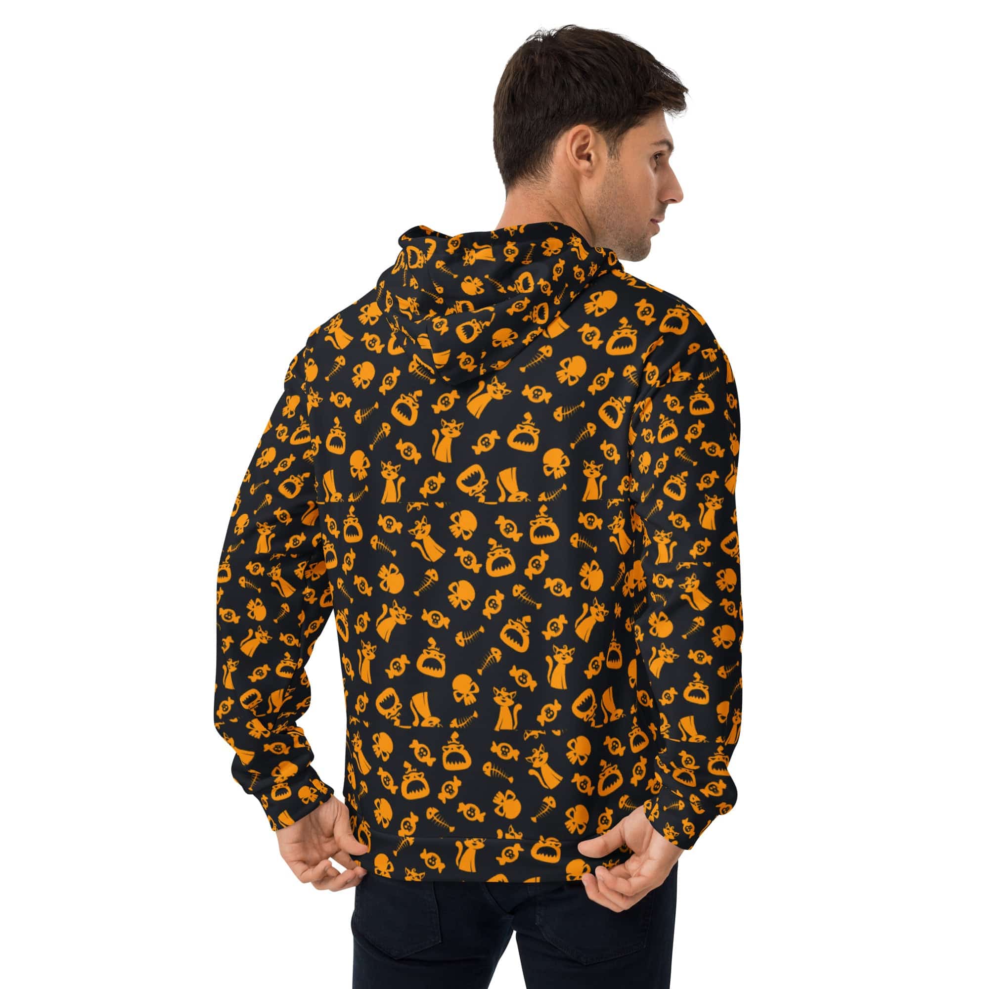 All-Over Print Unisex Hoodie/Spooky-Halloween - Enet Images