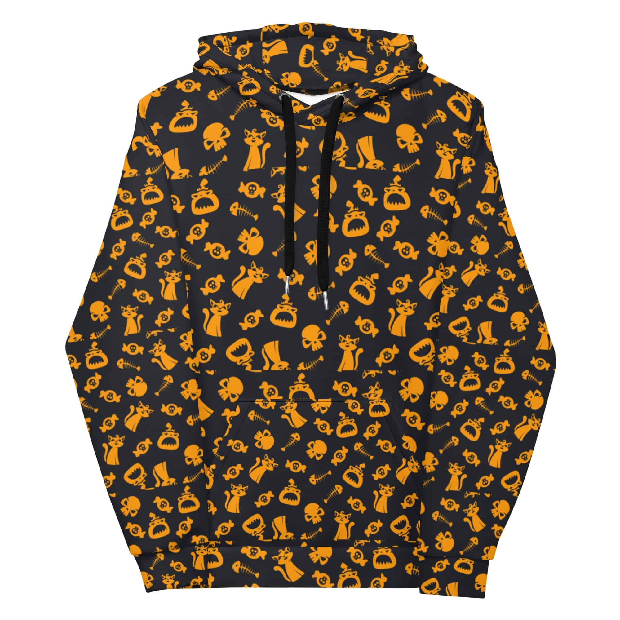 All-Over Print Unisex Hoodie/Spooky-Halloween - Enet Images
