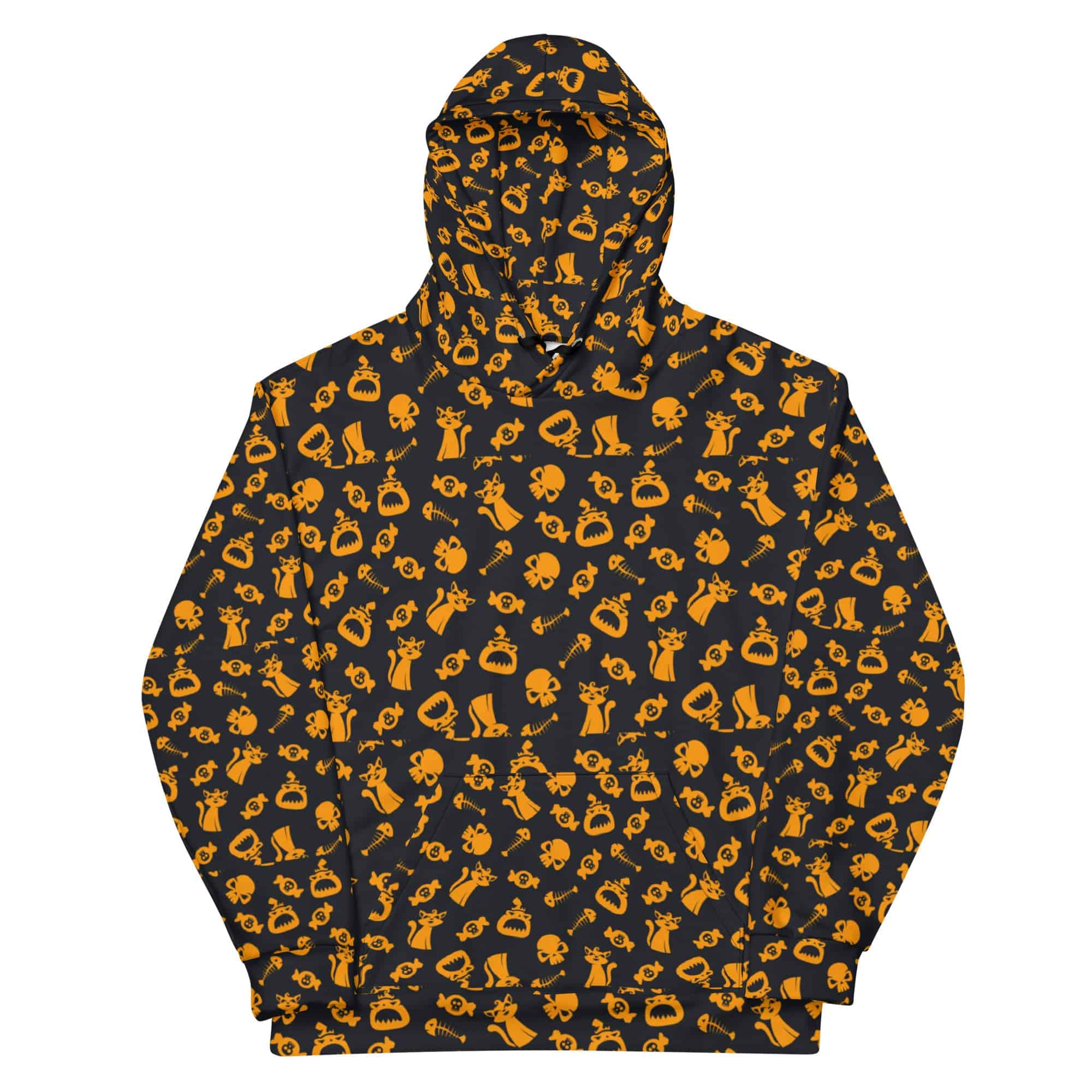 All-Over Print Unisex Hoodie/Spooky-Halloween - Enet Images