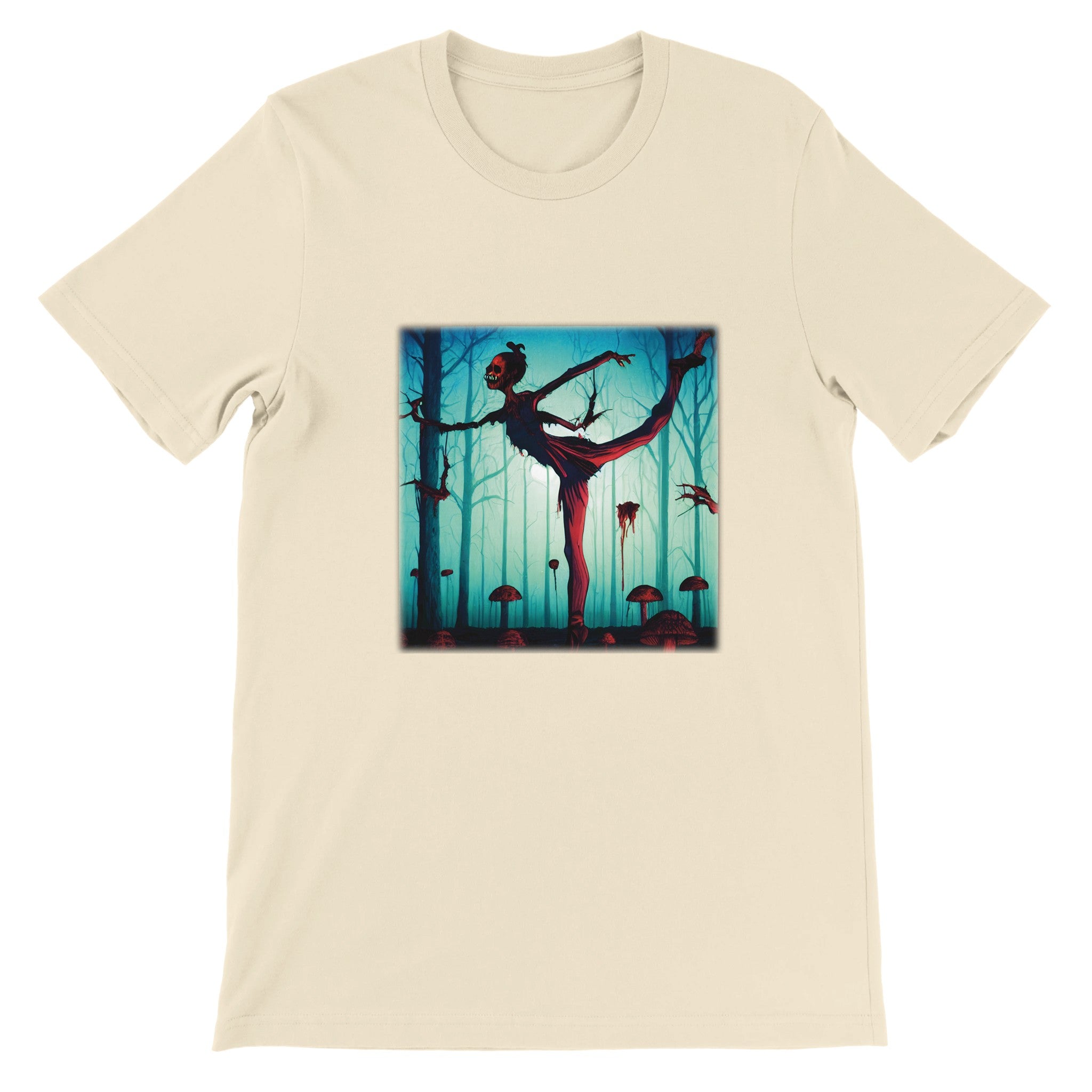 Budget Unisex Crewneck T-shirt/Ballet-Zombie - Enet Images