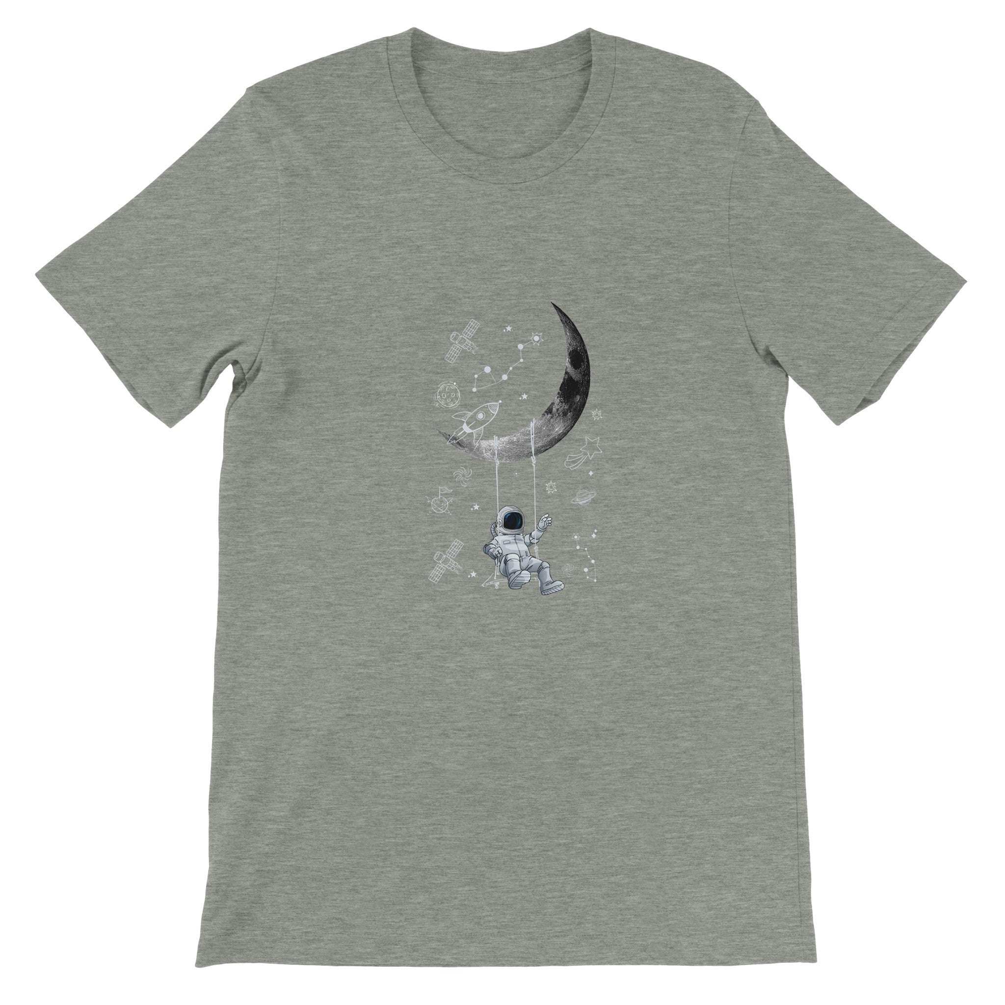 Budget Unisex Crewneck T-shirt/Astronaut-Swing - Enet Images