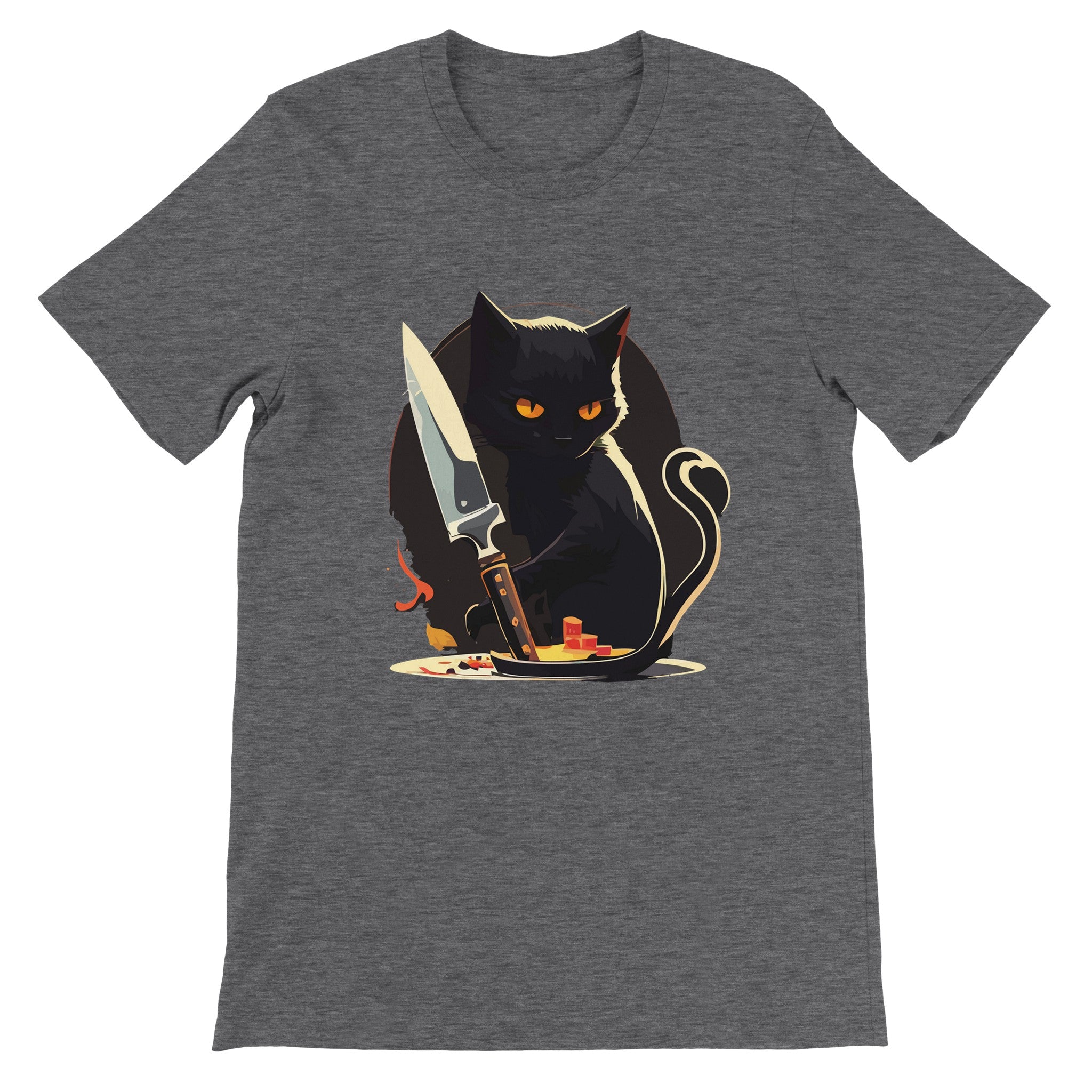 Budget Unisex Crewneck T-shirt/My-Inner-Serial-Killer-Knife - Enet Images