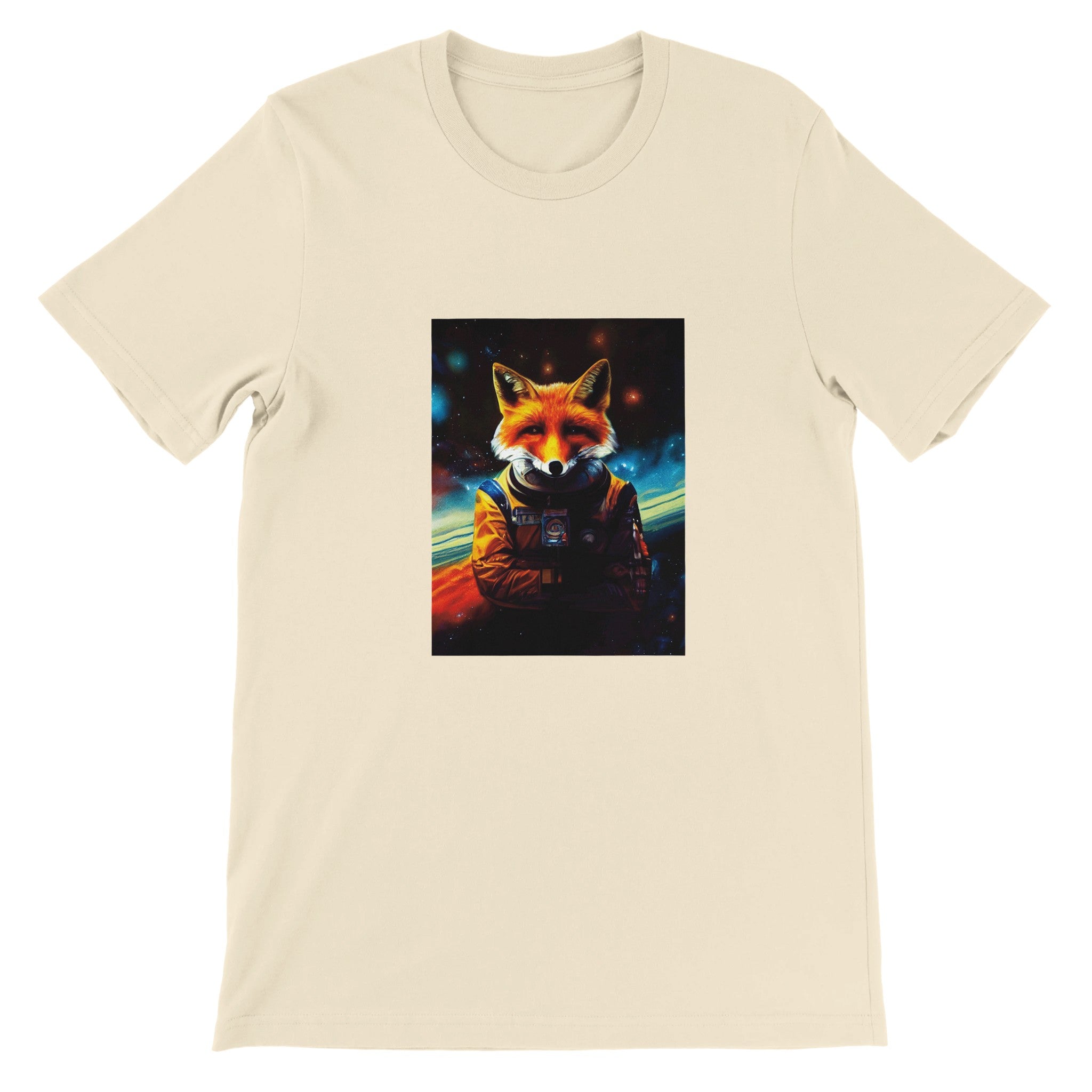 Budget Unisex Crewneck T-shirt/Astronaut-Fox - Enet Images