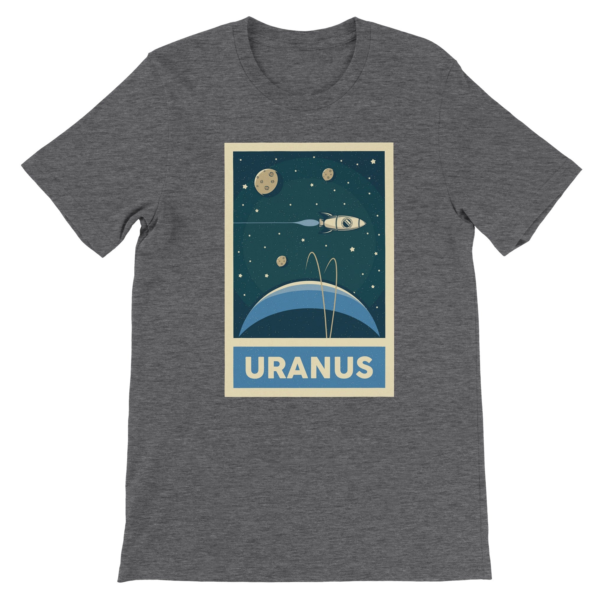 Budget Unisex Crewneck T-shirt/Uranus - Enet Images