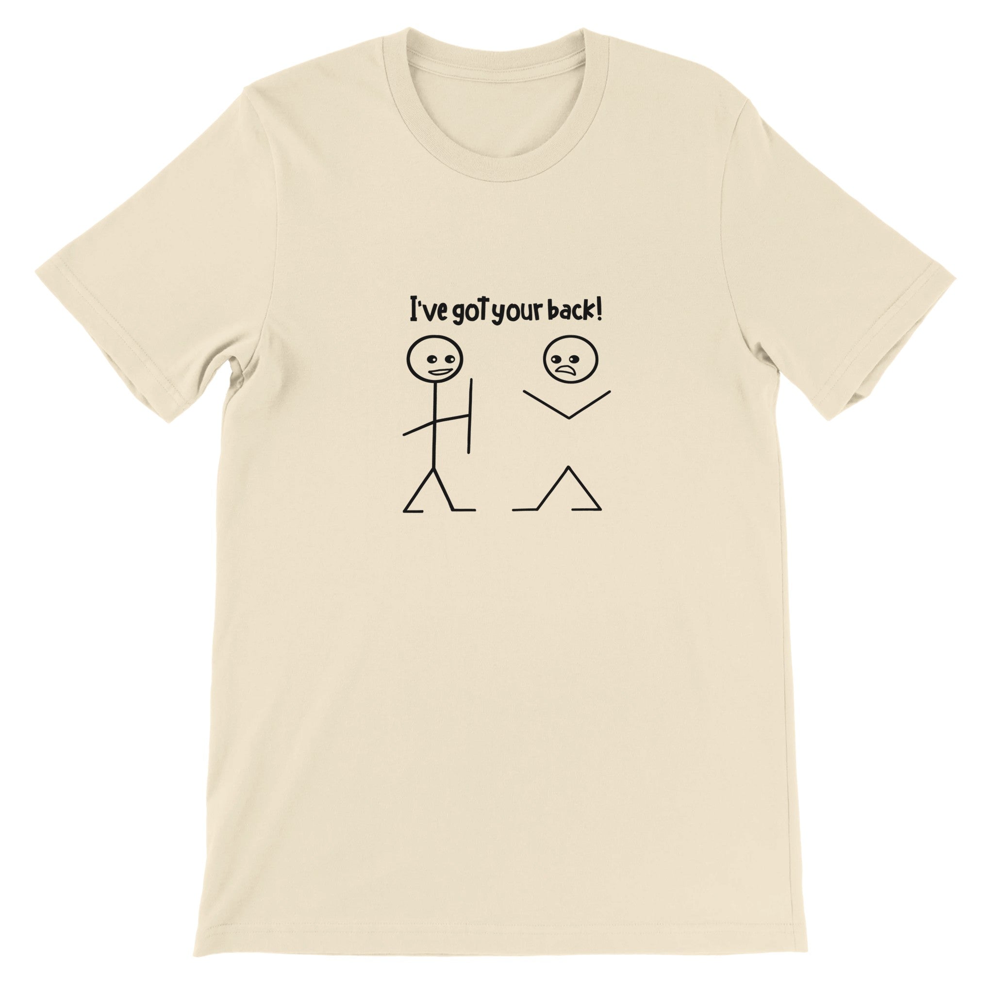 Budget Unisex Crewneck T-shirt/I-Ve-Got-Your-Back - Enet Images