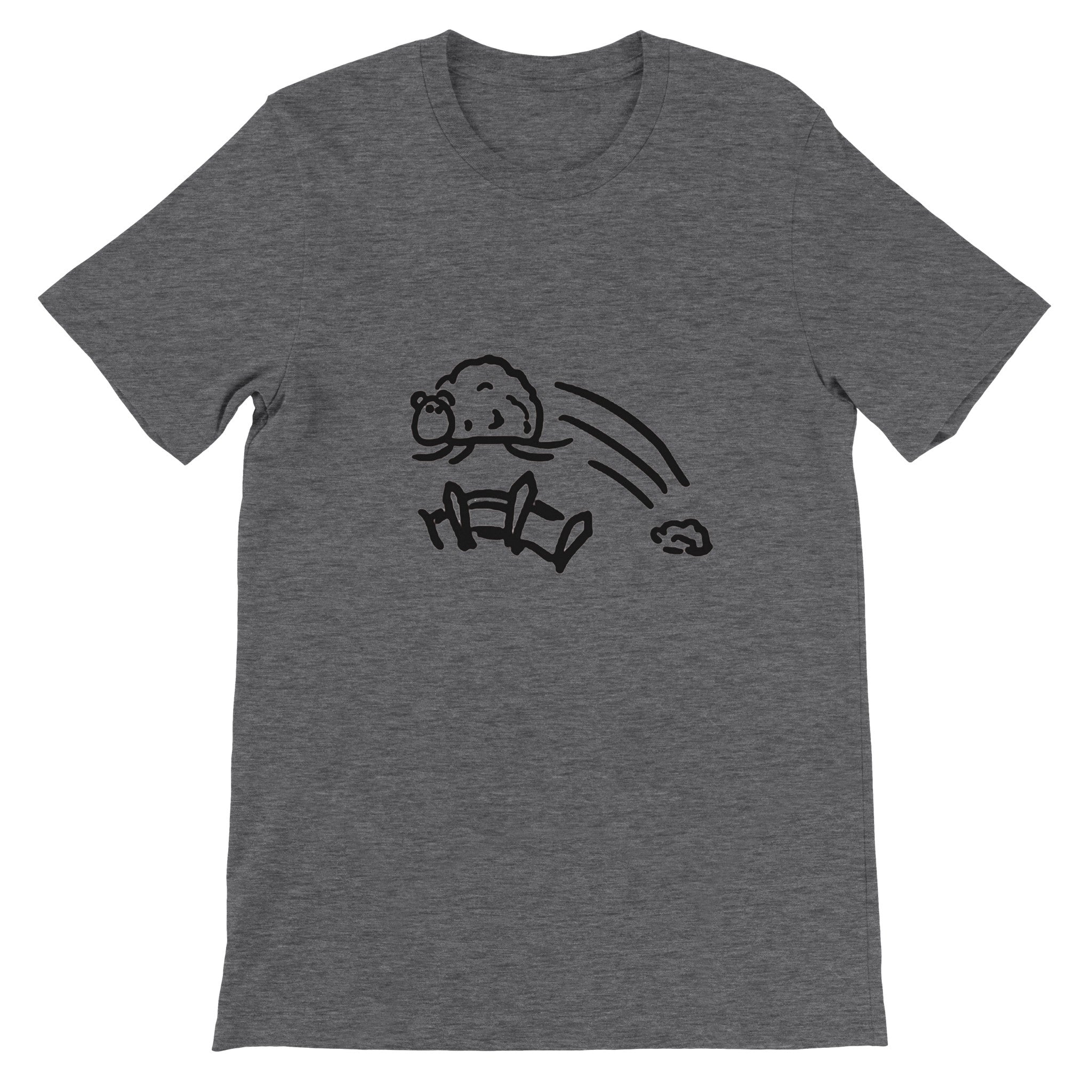 Budget Unisex Crewneck T-shirt/Sheep-Jumping-The-Fence - Enet Images