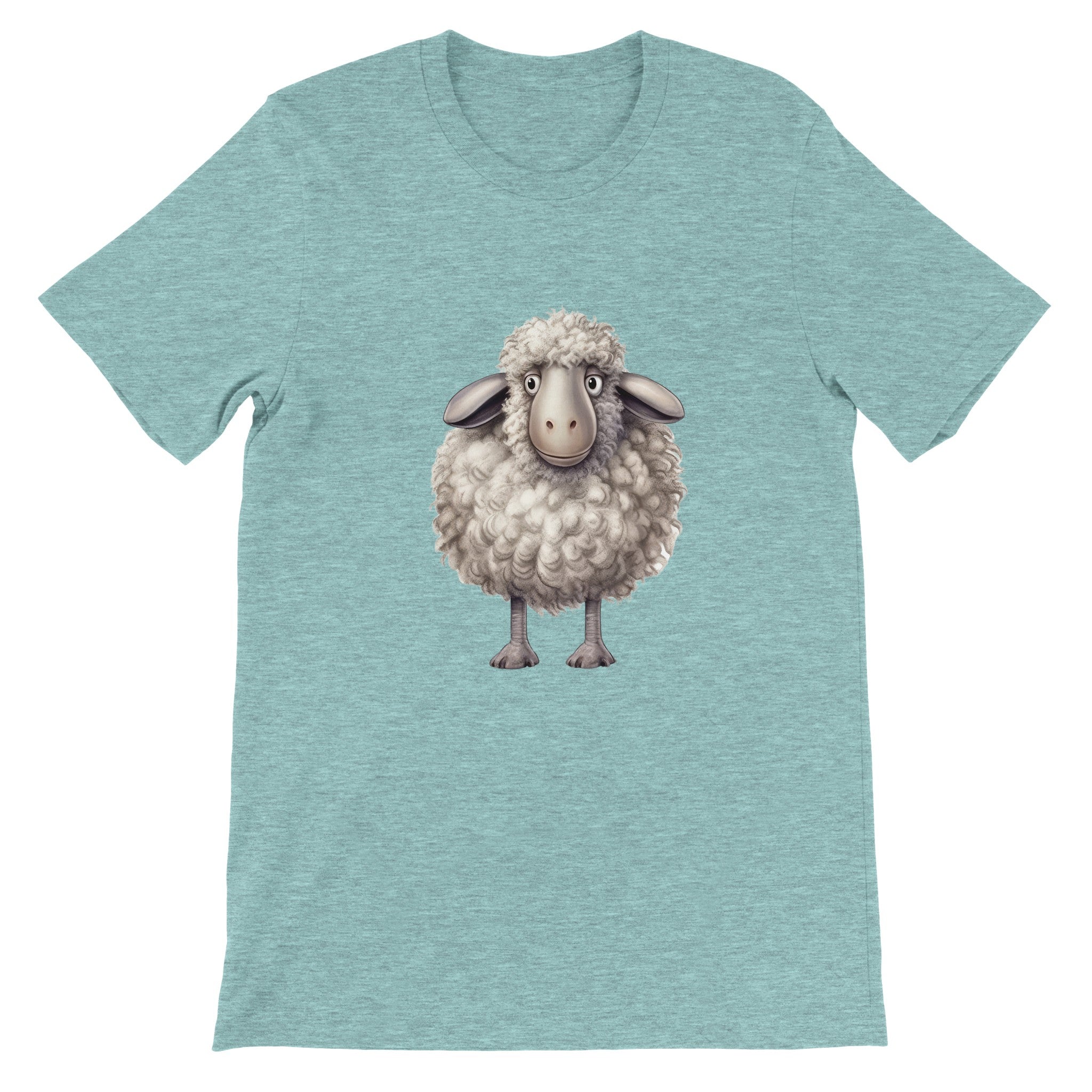 Budget Unisex Crewneck T-shirt/Sheep - Enet Images