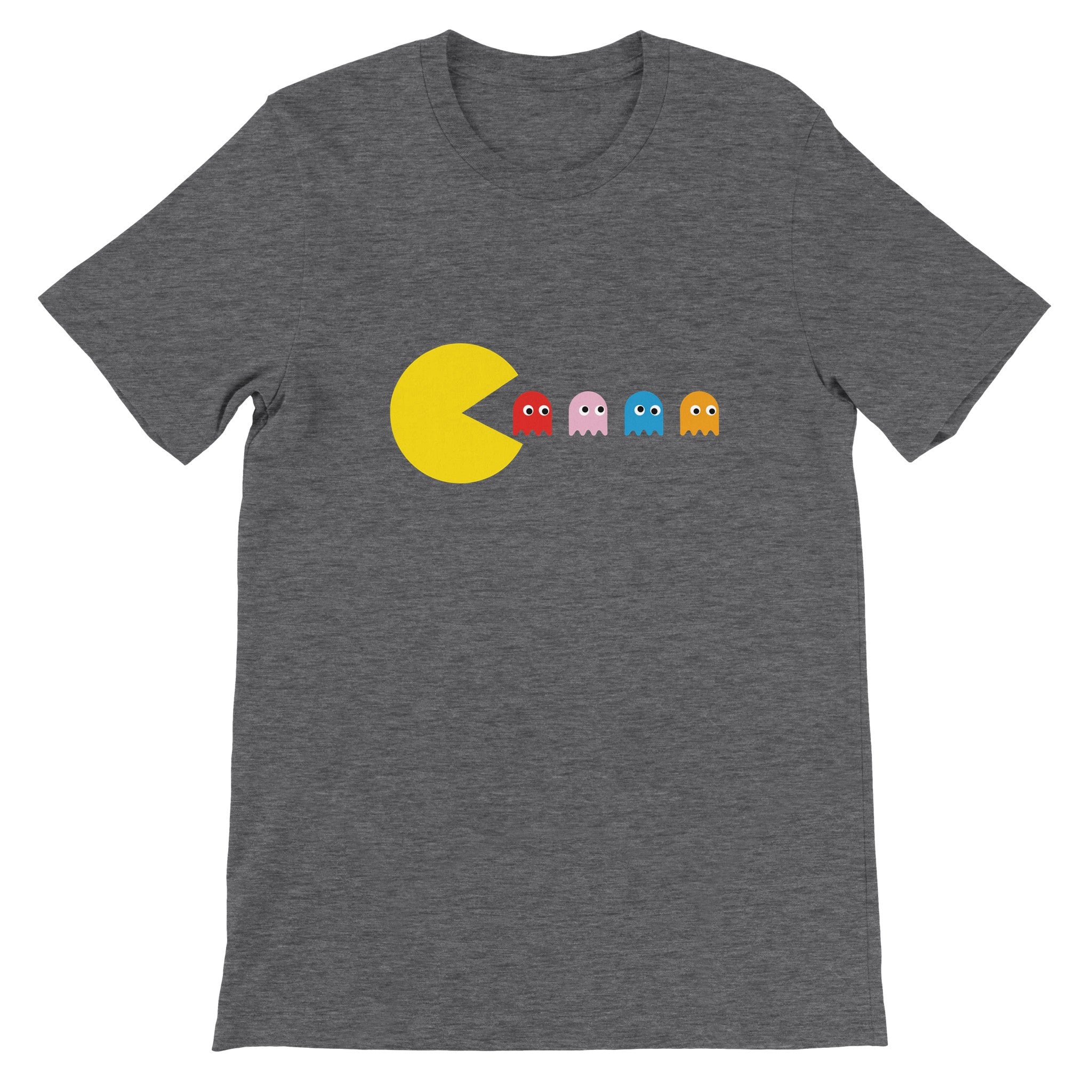 Budget Unisex Crewneck T-shirt/Pac-man-2 - Enet Images