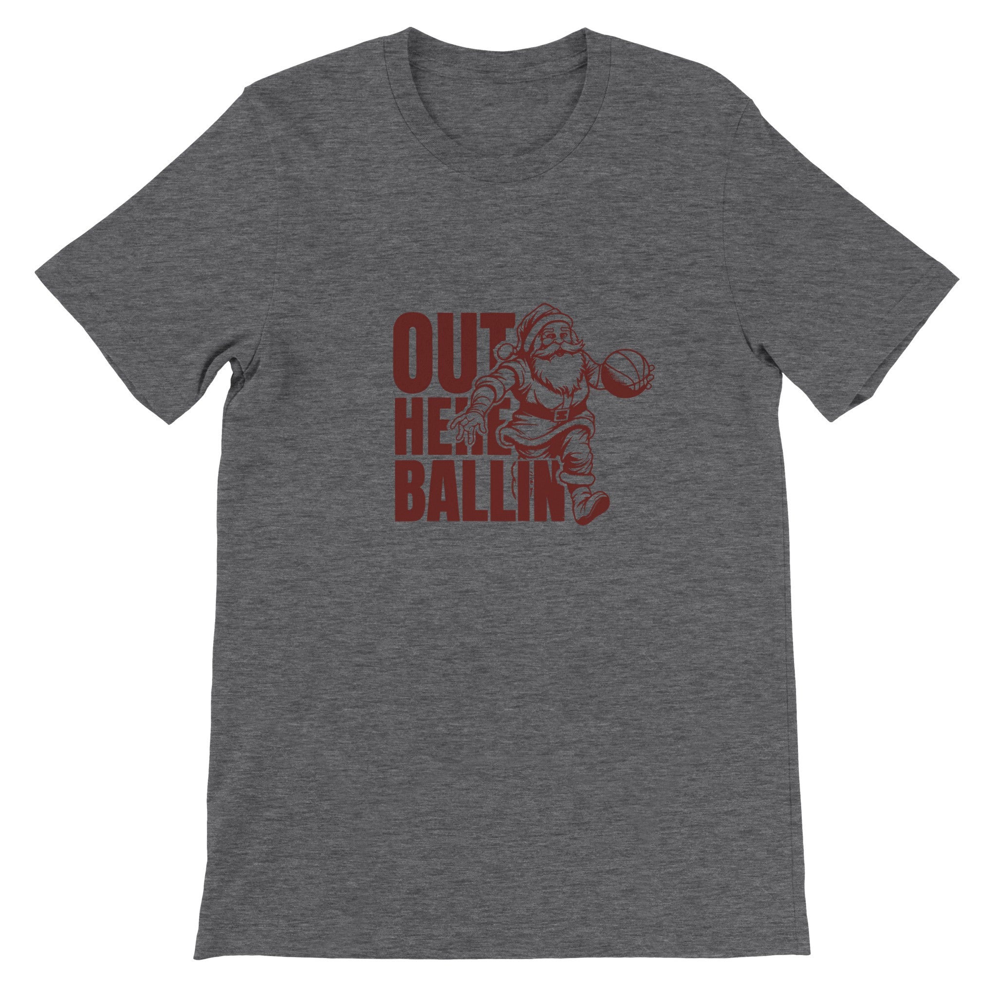 Budget Unisex Crewneck T-shirt/Santa-Basket - Enet Images