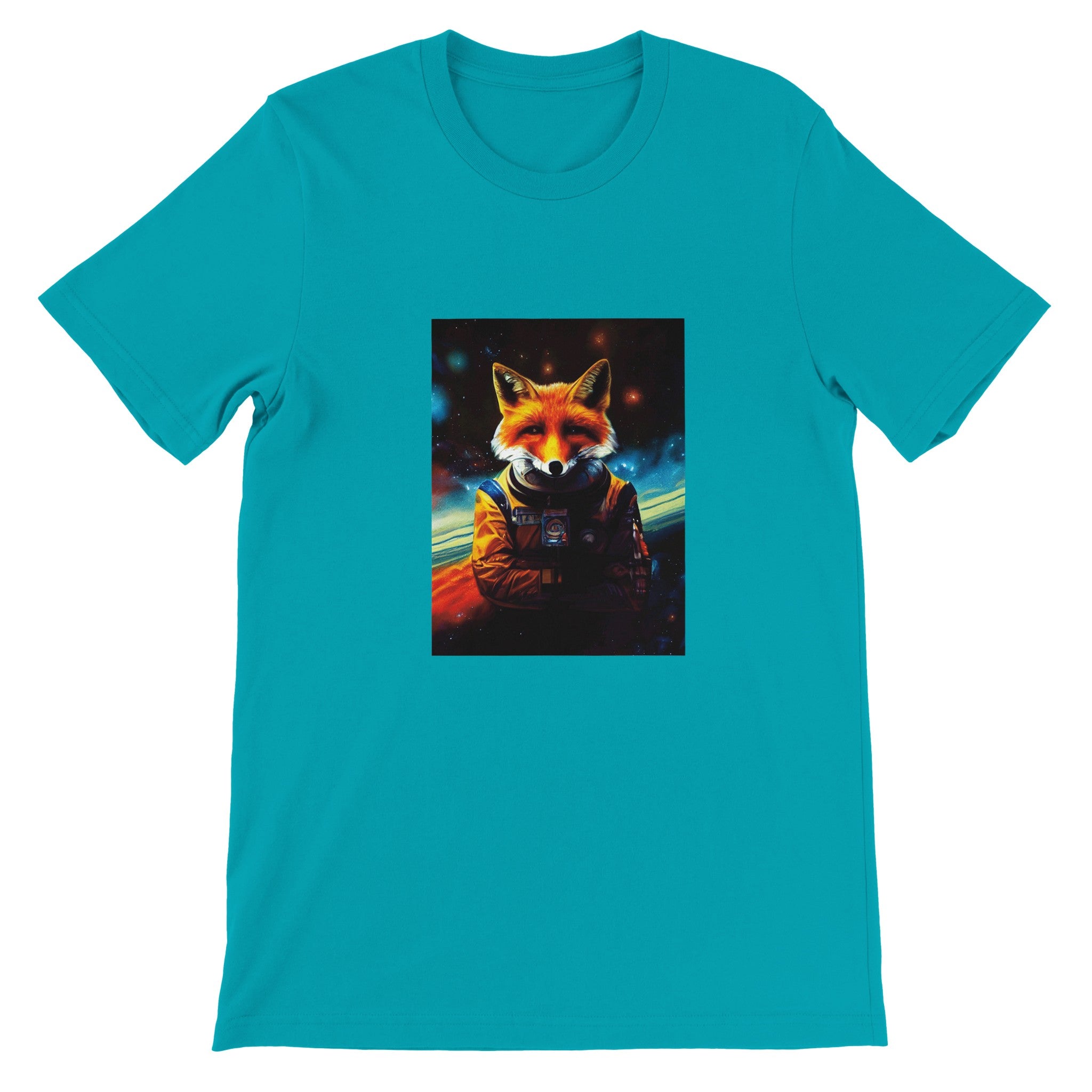 Budget Unisex Crewneck T-shirt/Astronaut-Fox - Enet Images