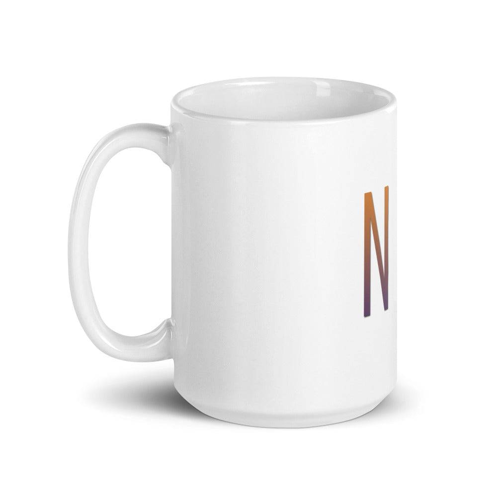 White glossy mug/NYC - Enet Images