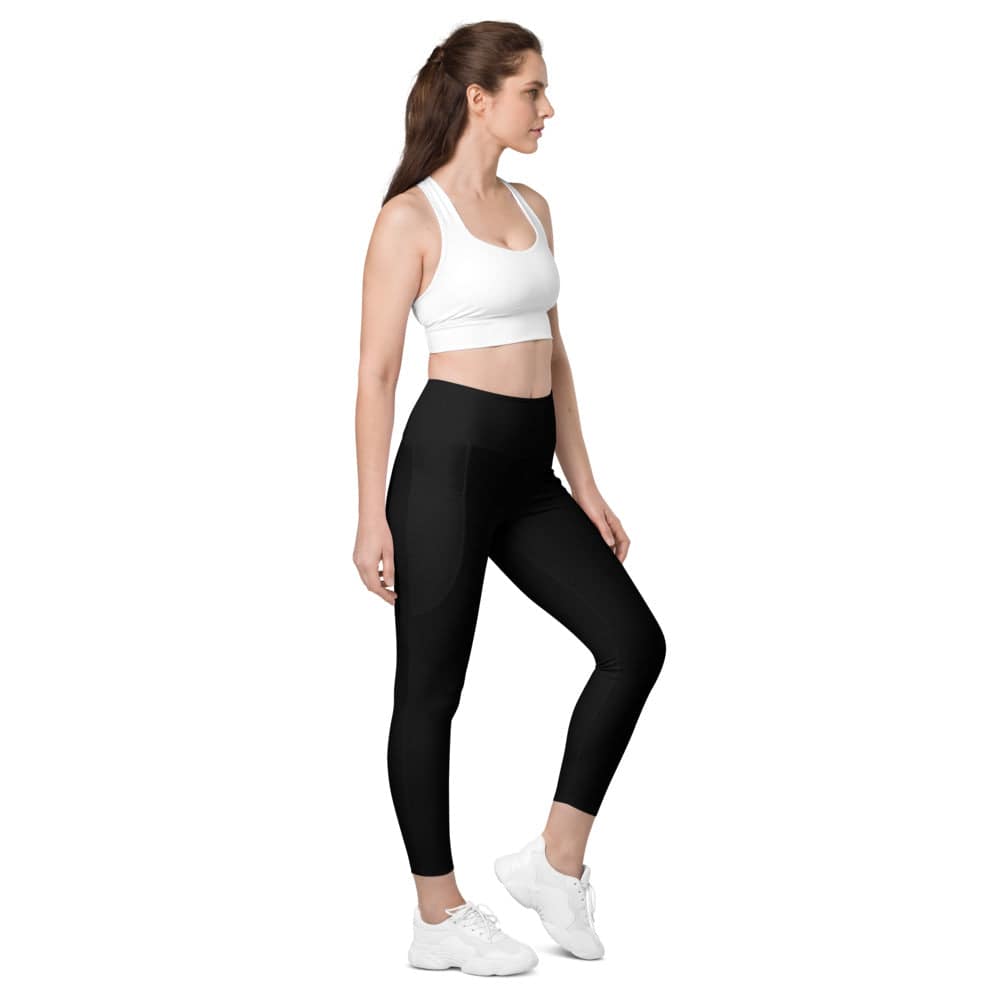 Leggings with pockets/Black - Enet Images