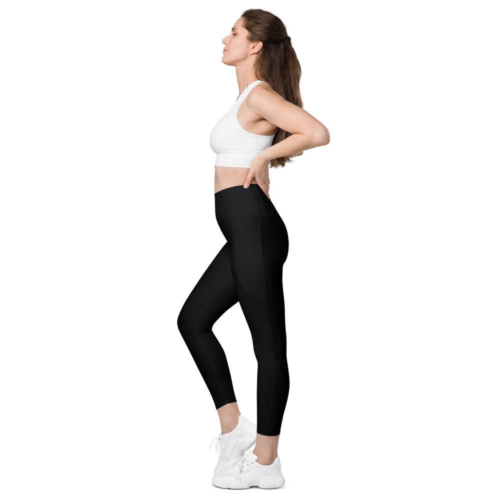 Leggings with pockets/Black - Enet Images