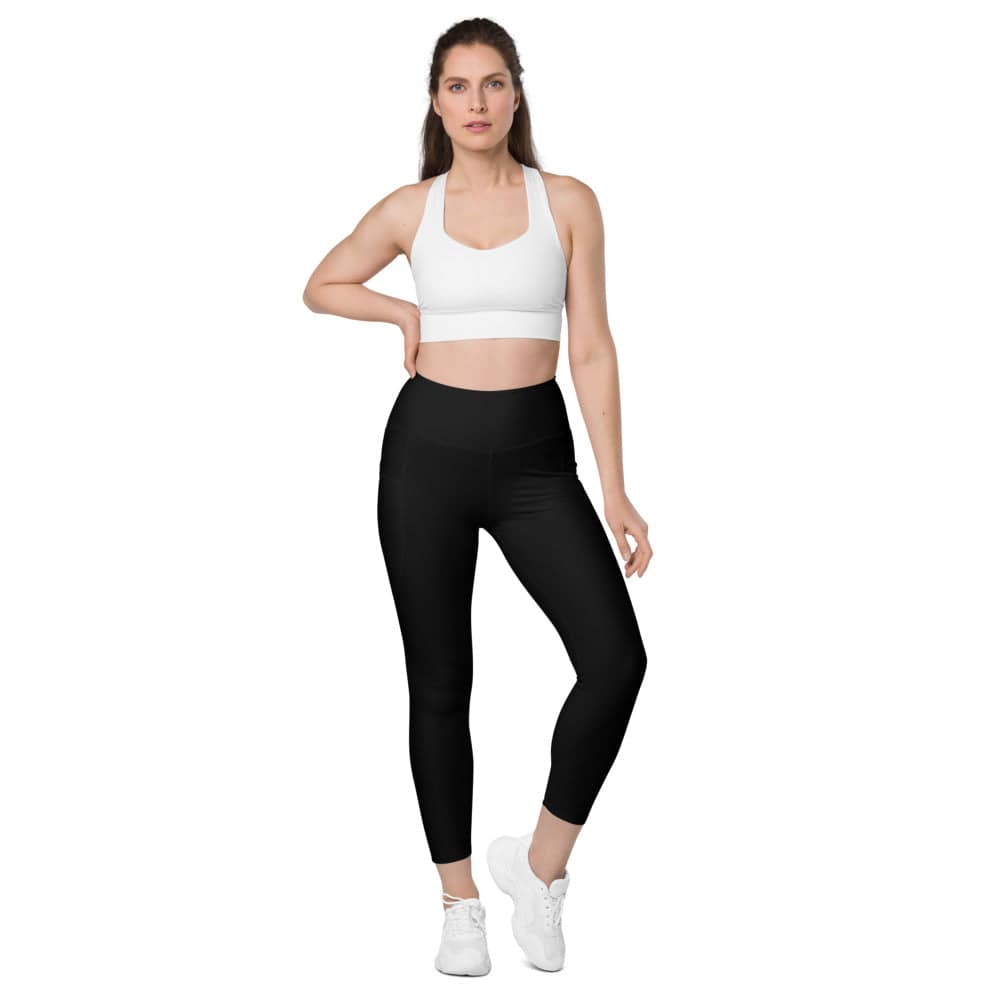 Leggings with pockets/Black - Enet Images