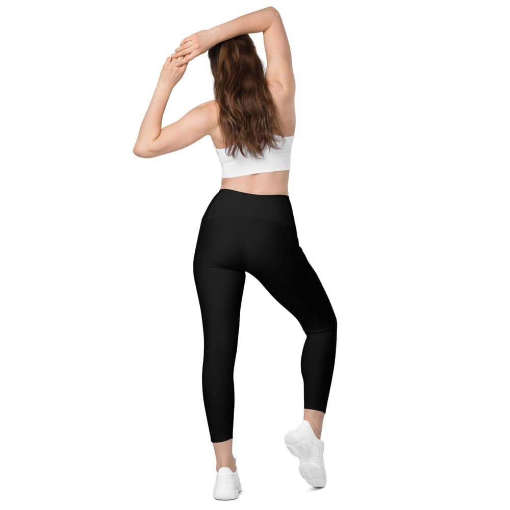 Leggings with pockets/Black - Enet Images